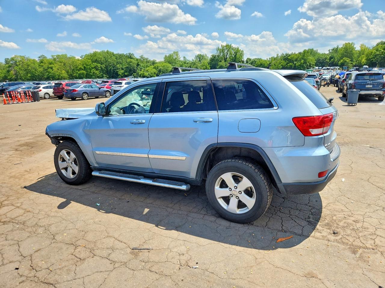 2012 Jeep Grand Cherokee Laredo Синий vin: 1C4RJFAGXCC233177