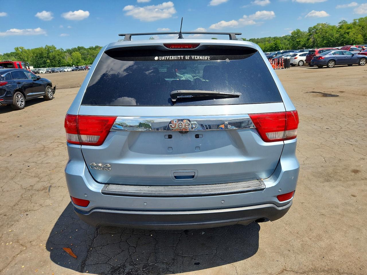 2012 Jeep Grand Cherokee Laredo Синий vin: 1C4RJFAGXCC233177