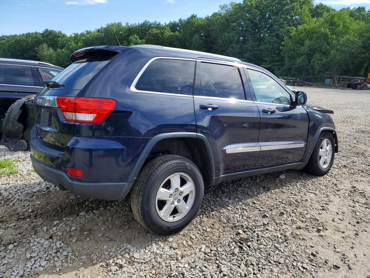 2012 Jeep Grand Cherokee Laredo Blue vin: 1C4RJFAGXCC250786
