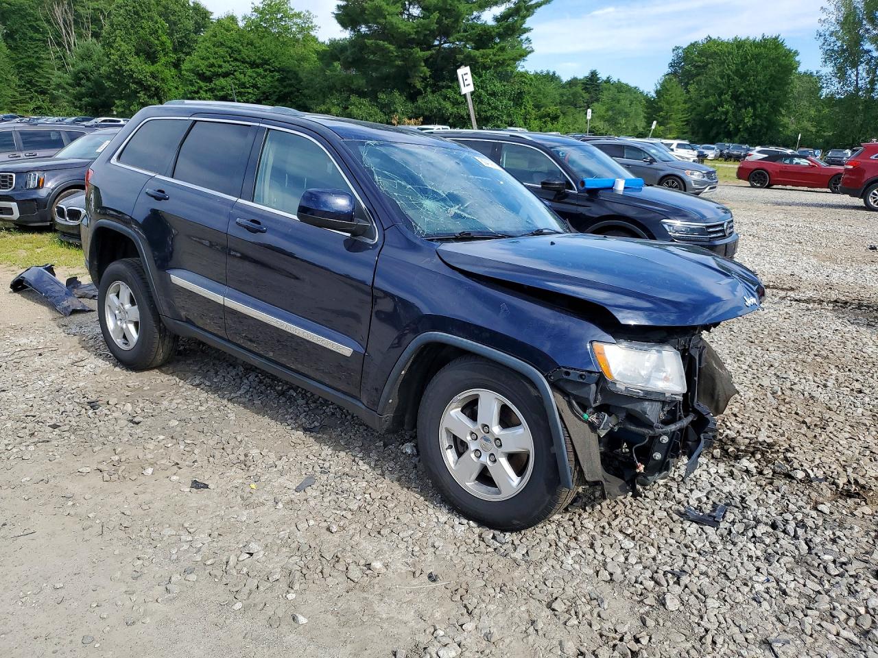 2012 Jeep Grand Cherokee Laredo Blue vin: 1C4RJFAGXCC250786