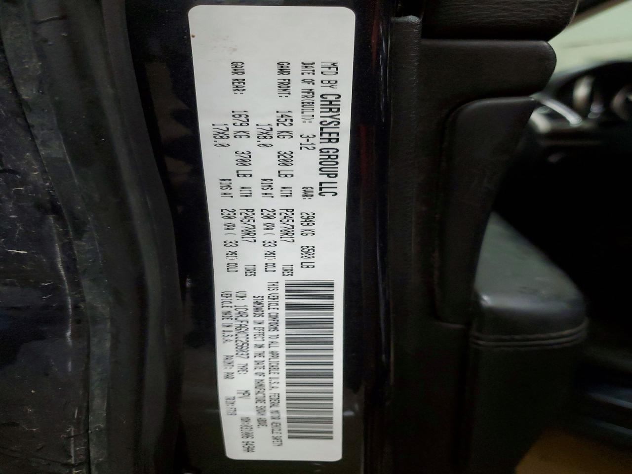2012 Jeep Grand Cherokee Laredo Blue vin: 1C4RJFAGXCC256037