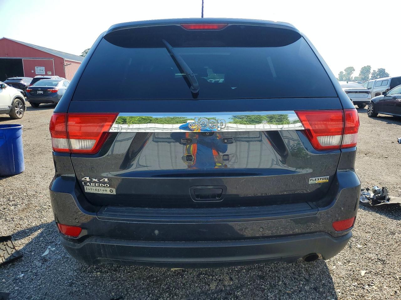 2012 Jeep Grand Cherokee Laredo Черный vin: 1C4RJFAGXCC278944