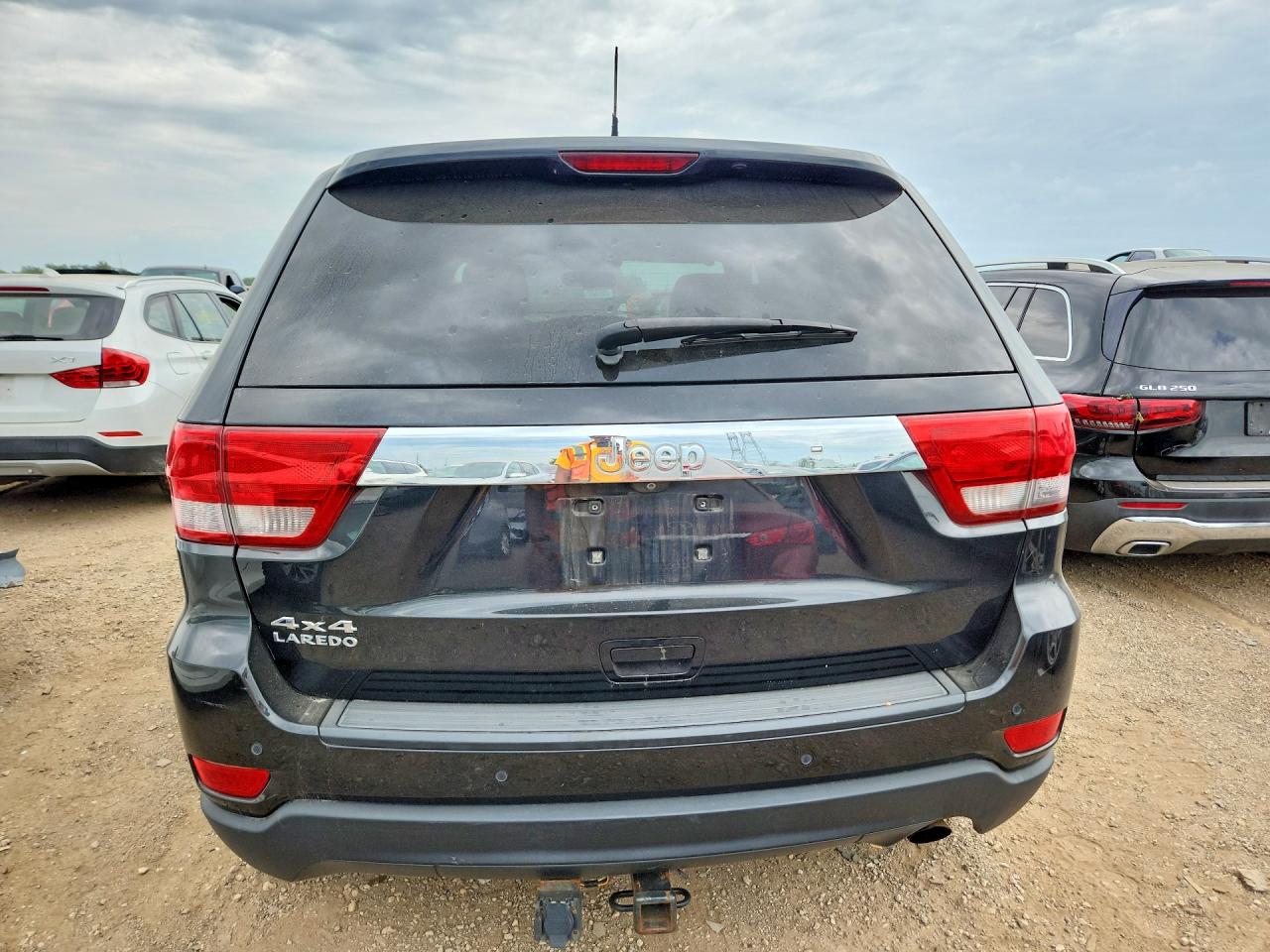 2012 Jeep Grand Cherokee Laredo Черный vin: 1C4RJFAGXCC281357