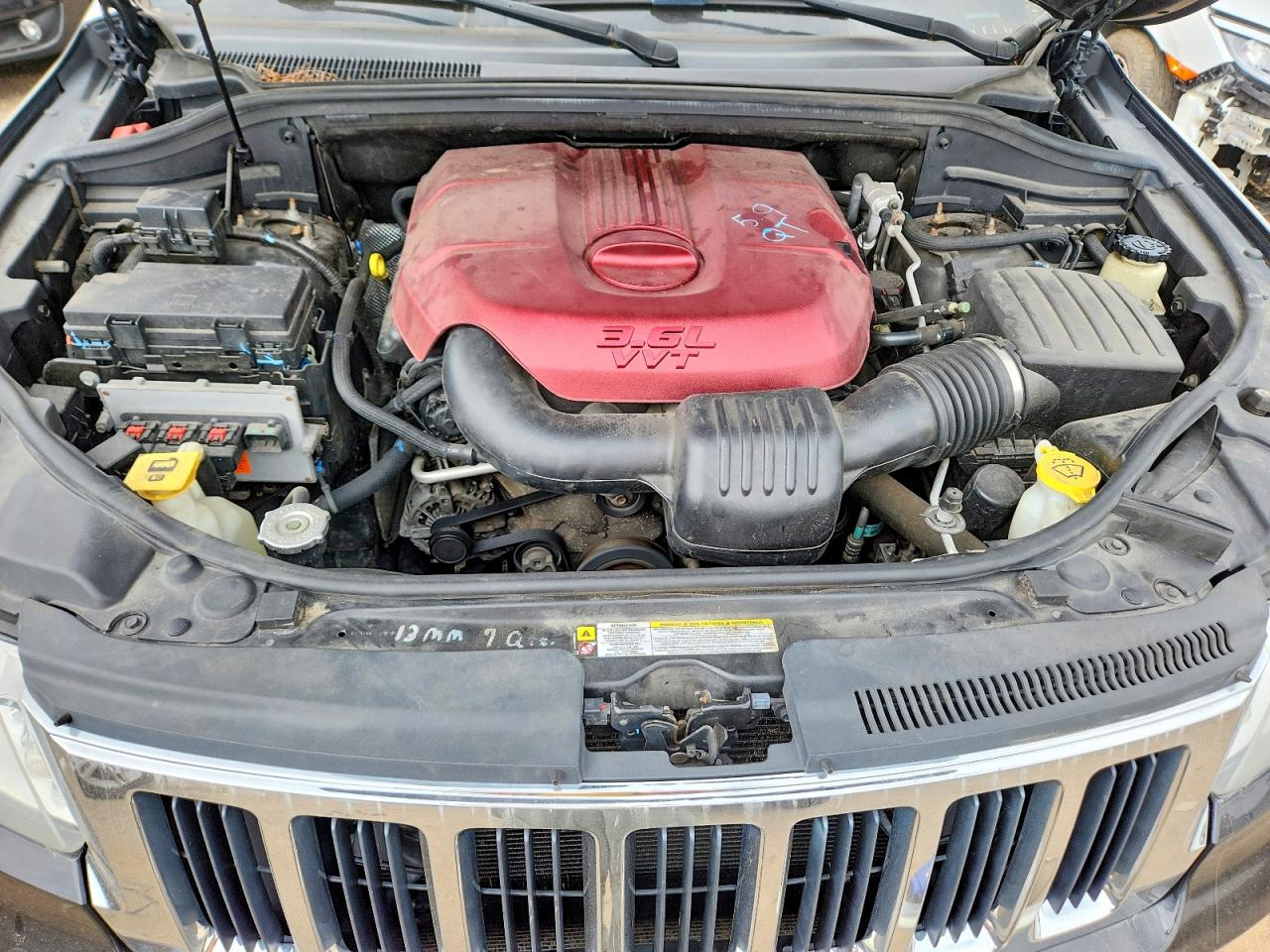 2012 Jeep Grand Cherokee Laredo Черный vin: 1C4RJFAGXCC281357