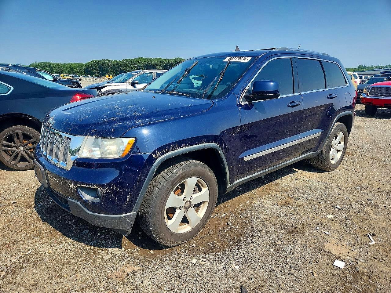 2012 Jeep Grand Cherokee Laredo Blue vin: 1C4RJFAGXCC343520