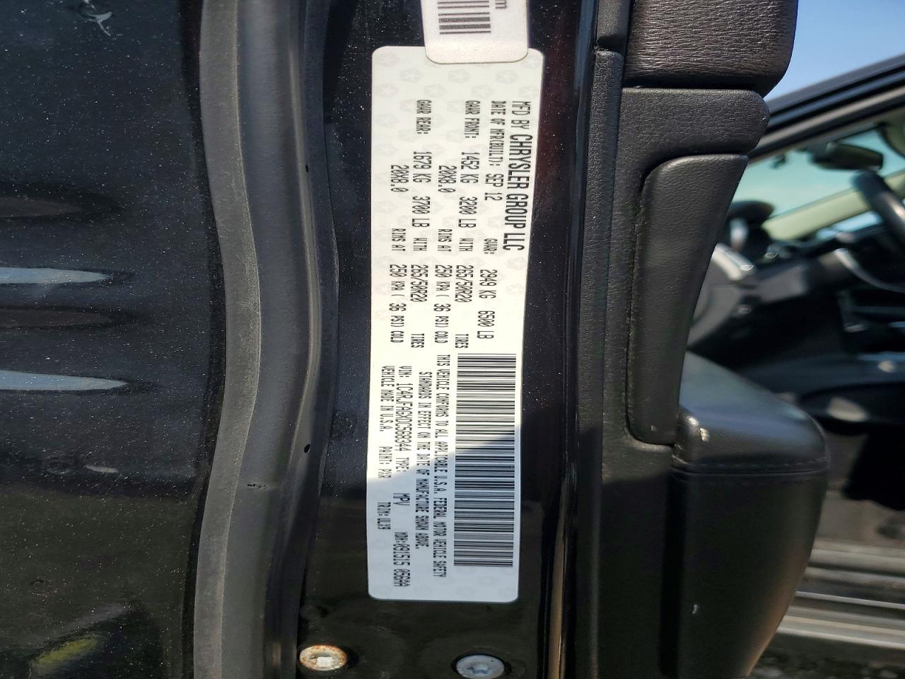 2013 Jeep Grand Cherokee Black vin: 1C4RJFAGXDC568344