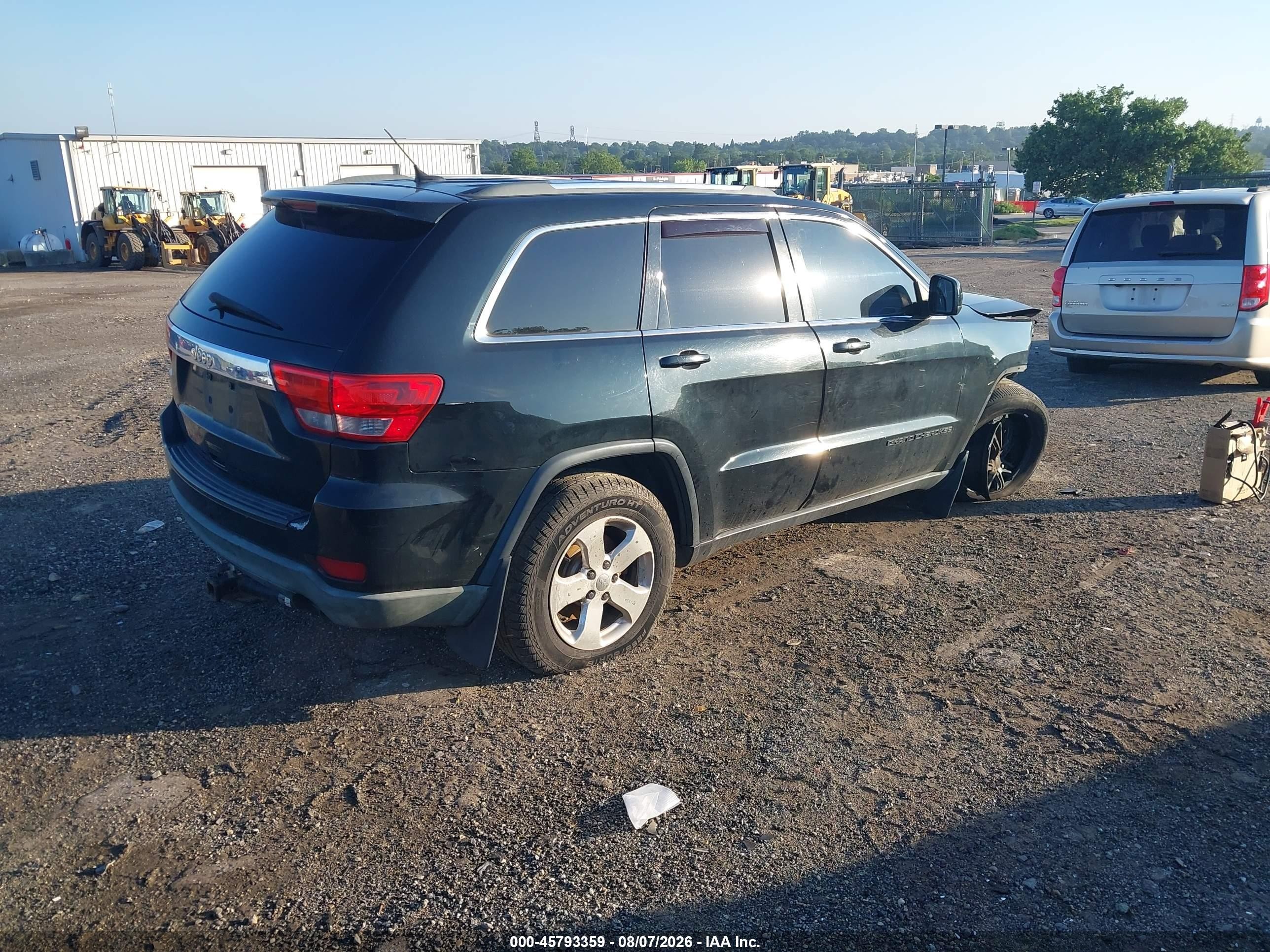 2013 Jeep Grand Cherokee Laredo Black vin: 1C4RJFAGXDC586844