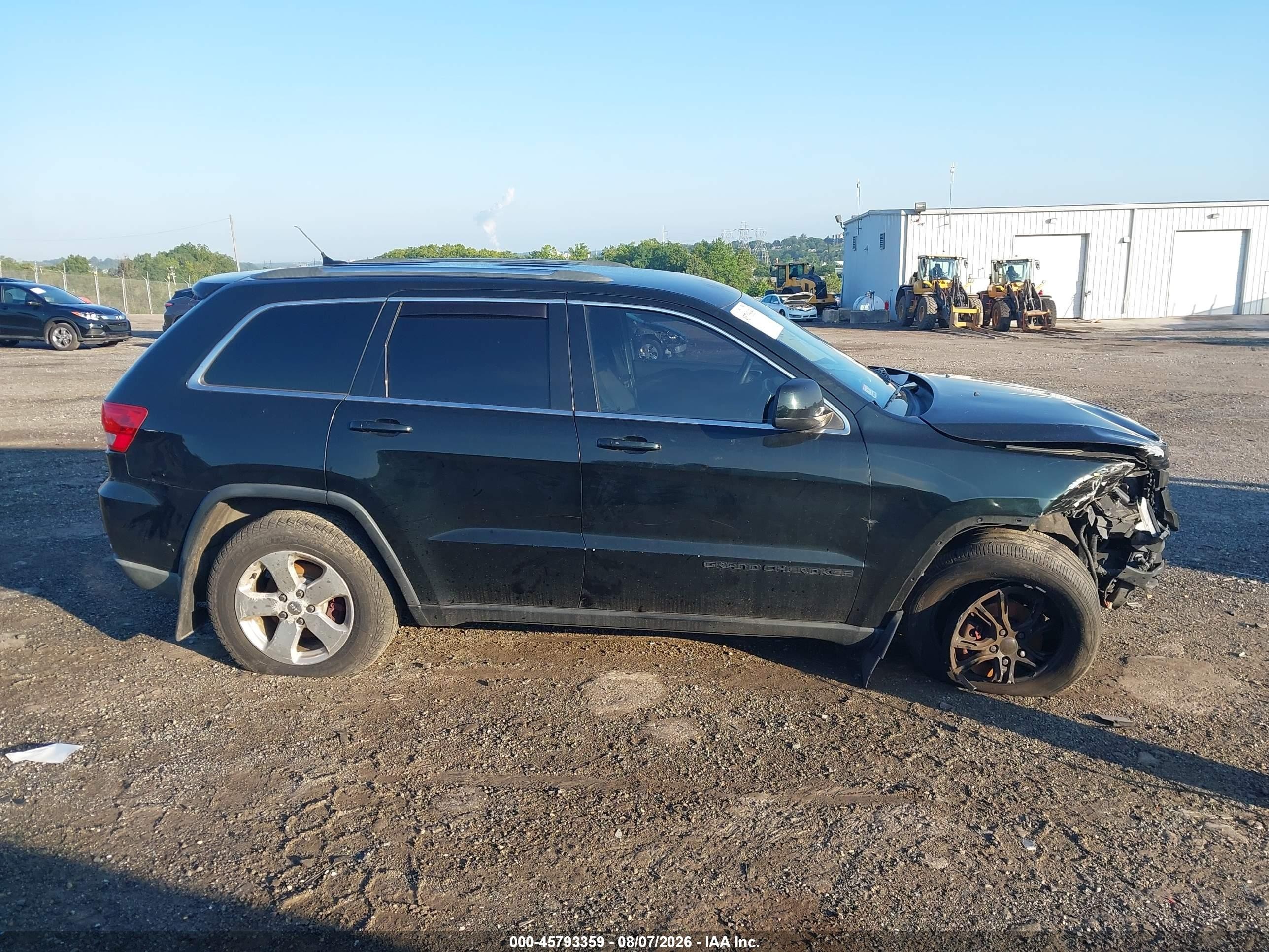 2013 Jeep Grand Cherokee Laredo Black vin: 1C4RJFAGXDC586844