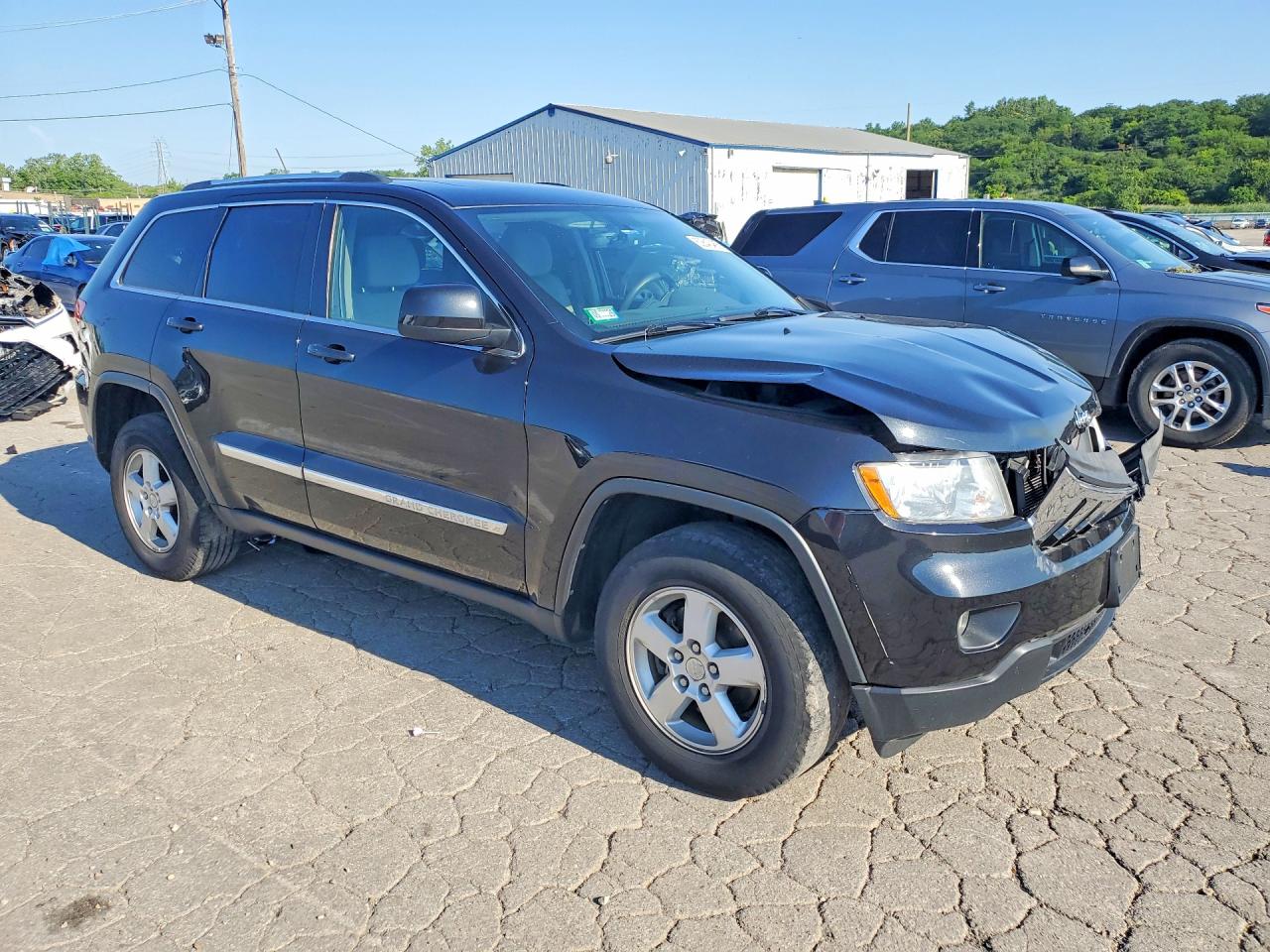 2013 Jeep Grand Cherokee Laredo Черный vin: 1C4RJFAGXDC636206