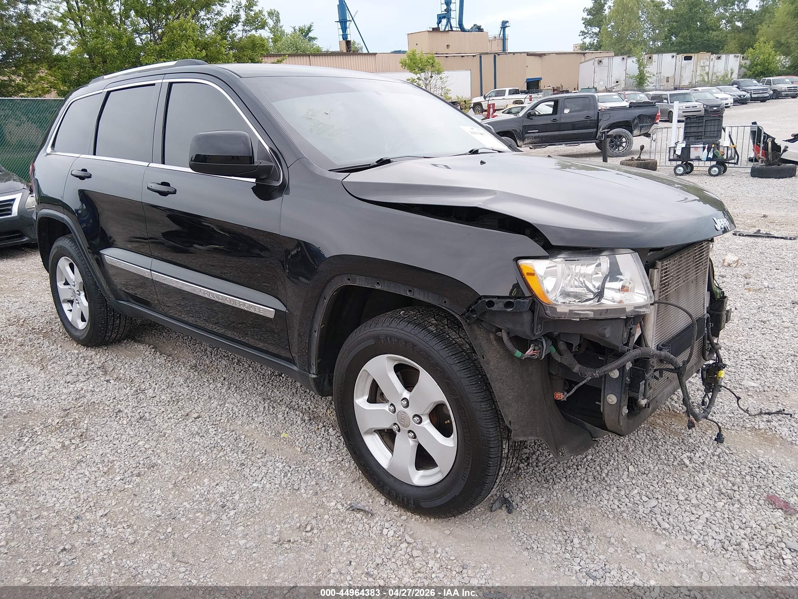 2013 Jeep Grand Cherokee Laredo Черный vin: 1C4RJFAGXDC641003