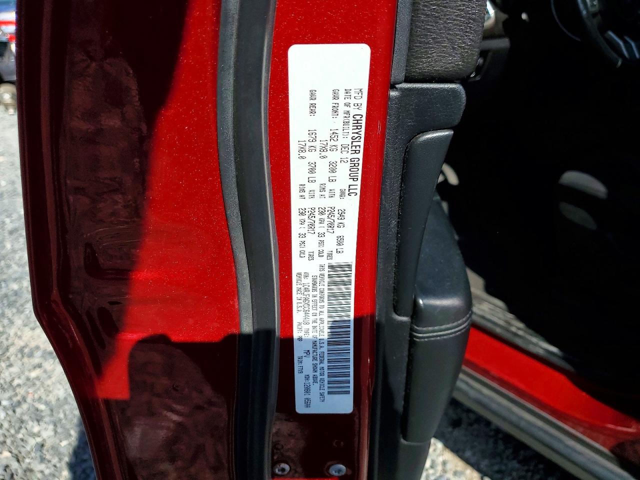 2013 Jeep Grand Cherokee Laredo Красный vin: 1C4RJFAGXDC644418
