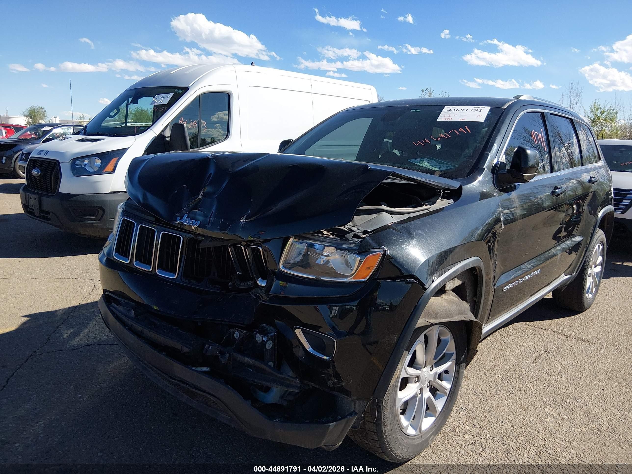 2014 Jeep Grand Cherokee Laredo Black vin: 1C4RJFAGXEC133017