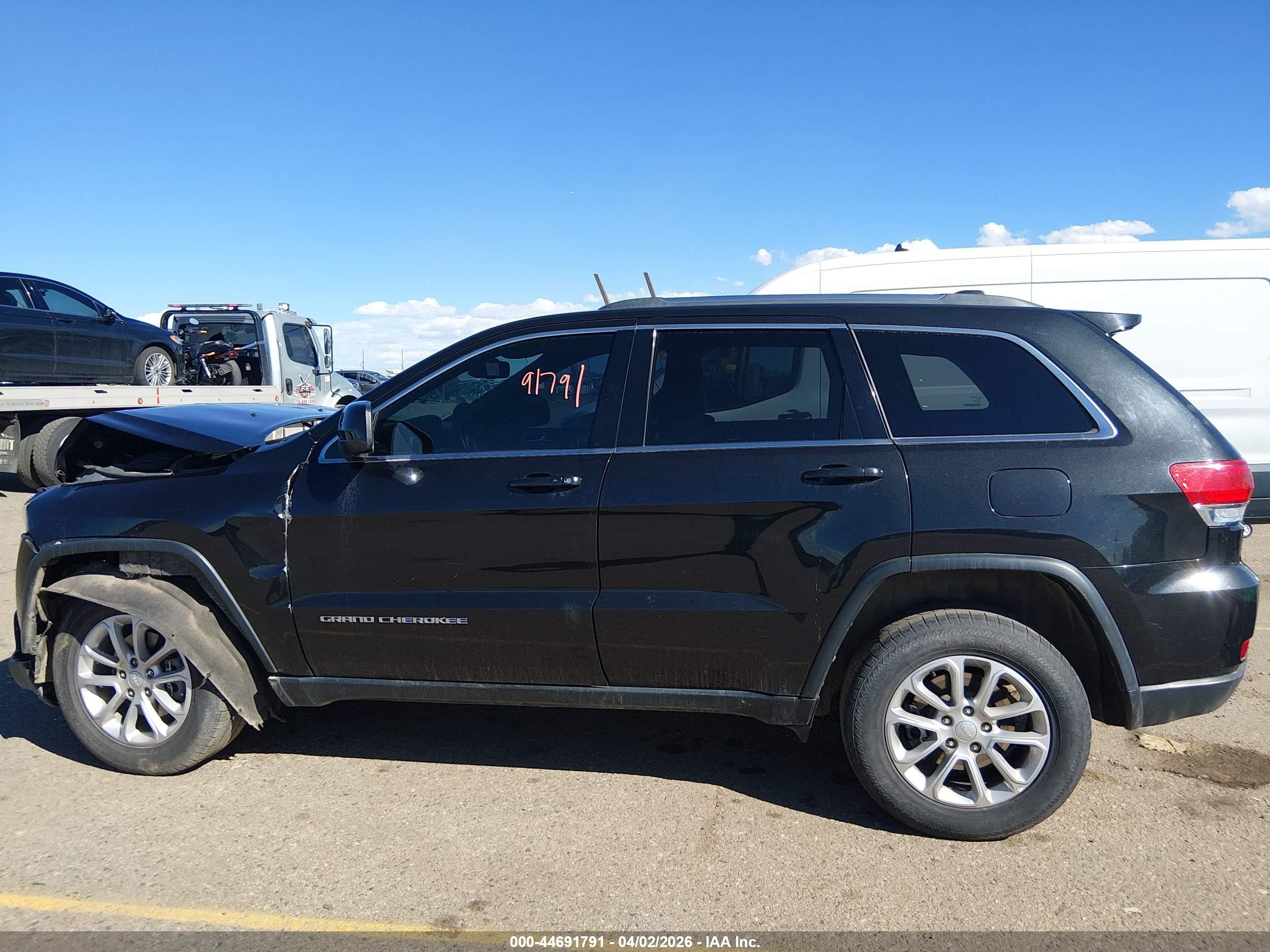 2014 Jeep Grand Cherokee Laredo Black vin: 1C4RJFAGXEC133017