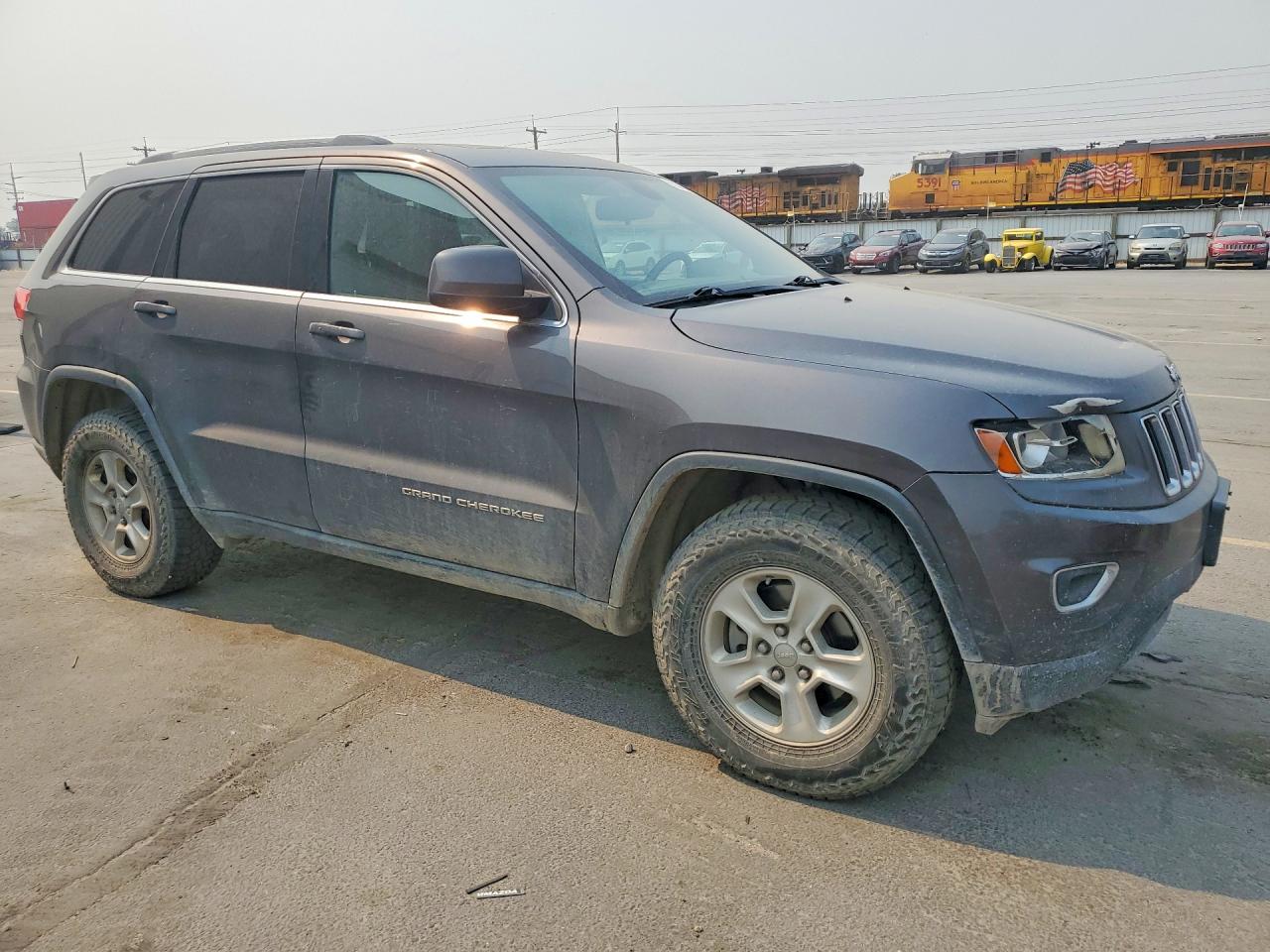 2014 Jeep Grand Cherokee Laredo Gray vin: 1C4RJFAGXEC135480