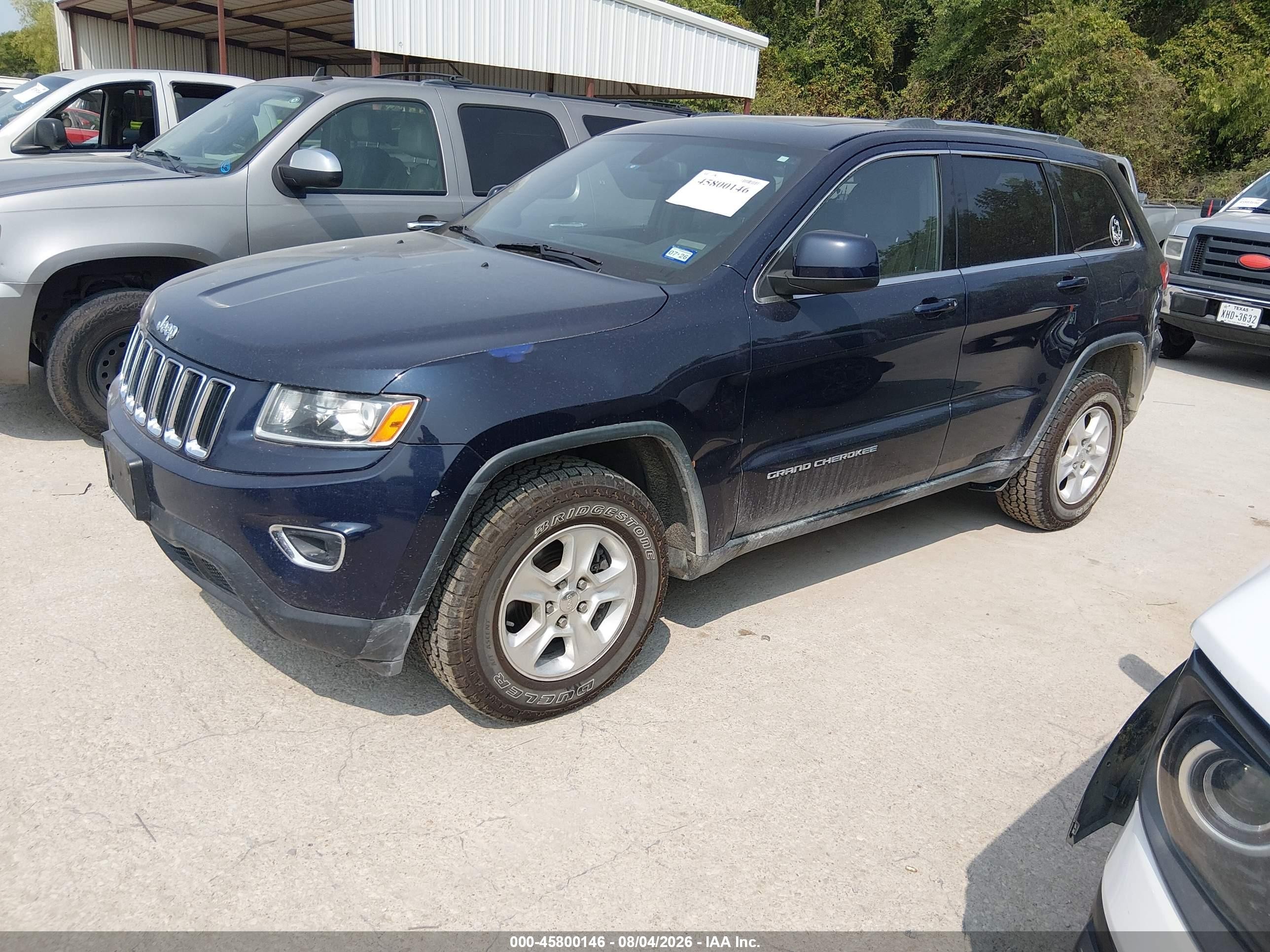 2014 Jeep Grand Cherokee Laredo Black vin: 1C4RJFAGXEC138184