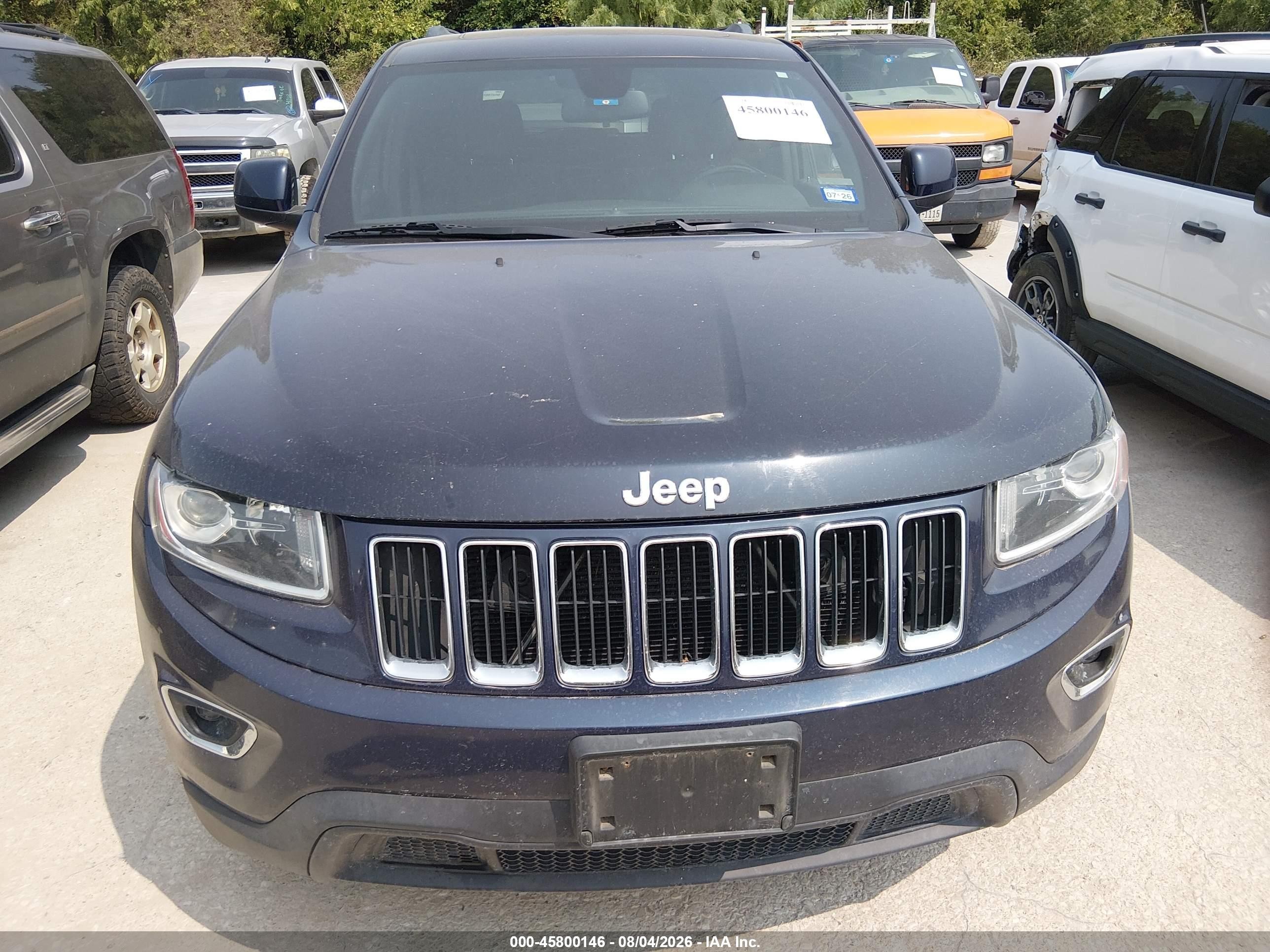 2014 Jeep Grand Cherokee Laredo Black vin: 1C4RJFAGXEC138184