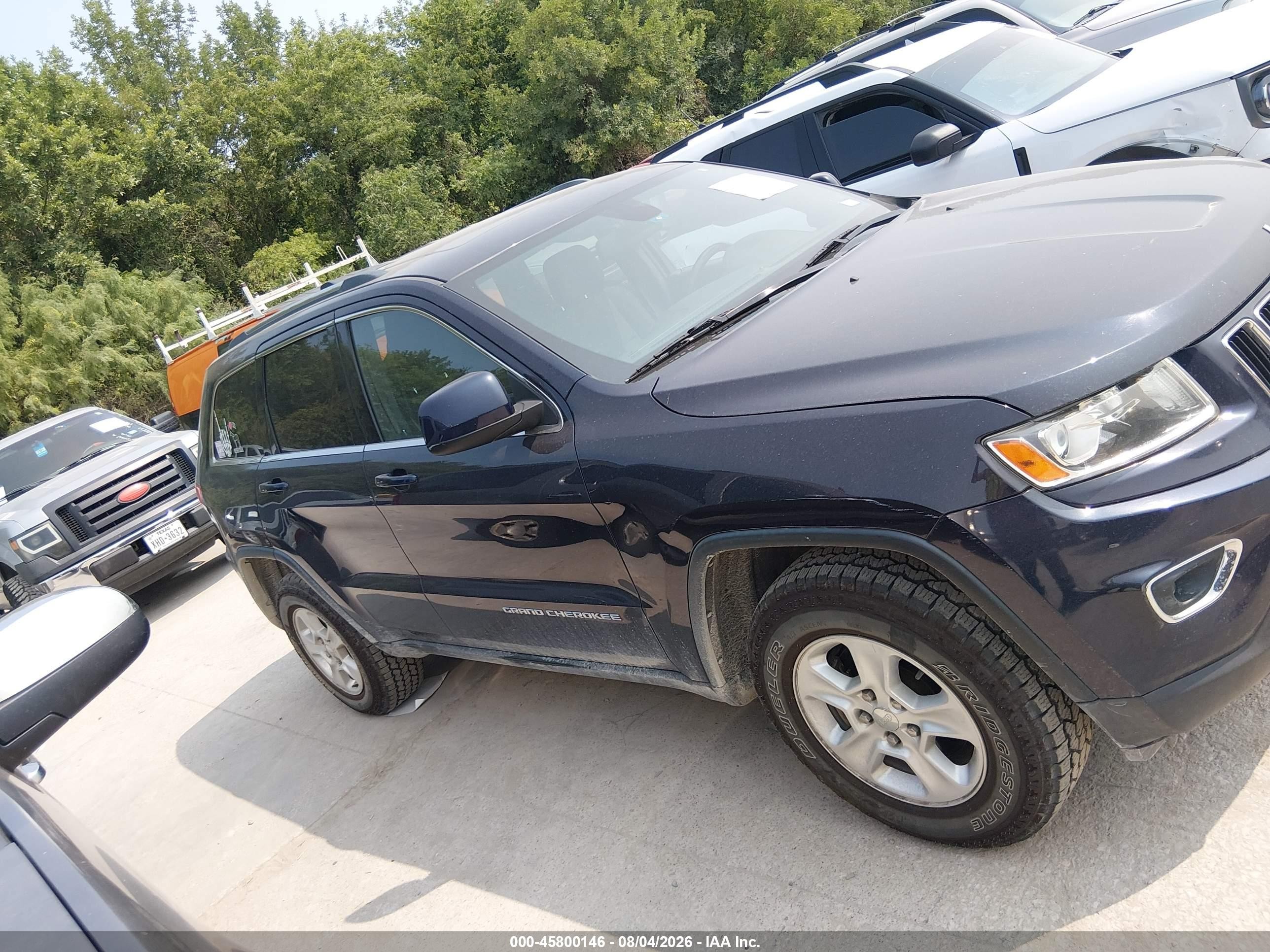 2014 Jeep Grand Cherokee Laredo Black vin: 1C4RJFAGXEC138184