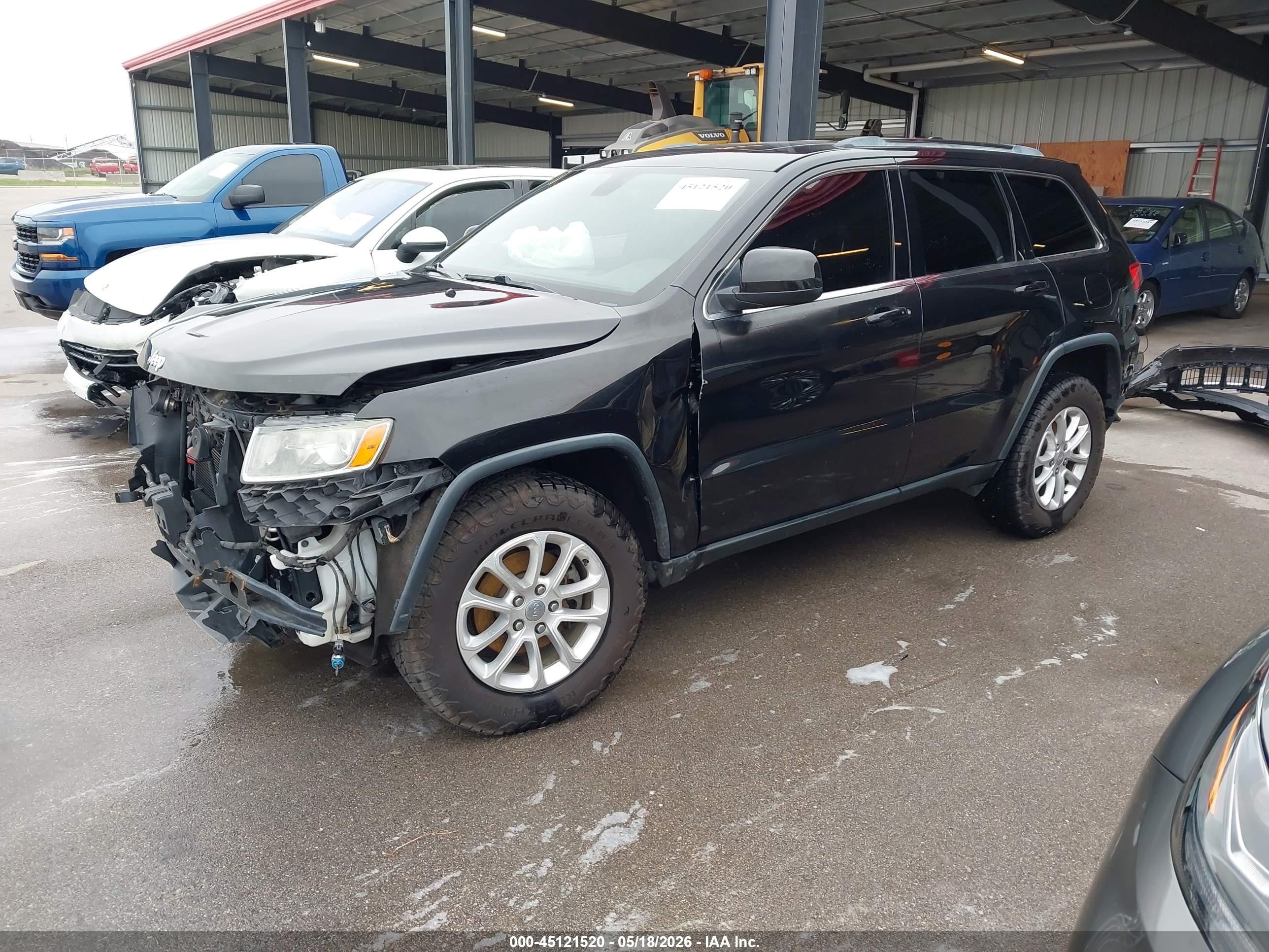 2014 Jeep Grand Cherokee Laredo Black vin: 1C4RJFAGXEC142834