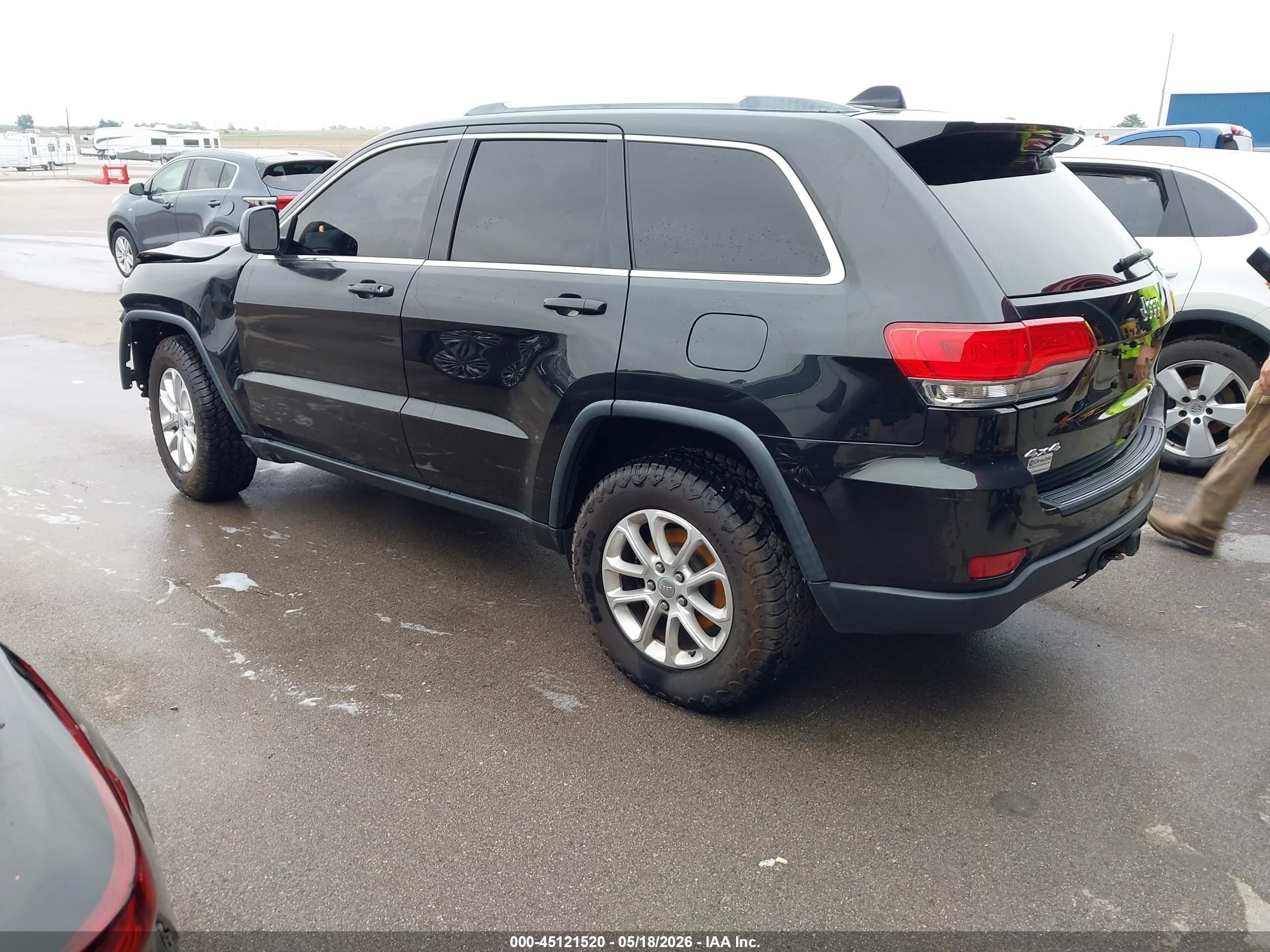 2014 Jeep Grand Cherokee Laredo Black vin: 1C4RJFAGXEC142834