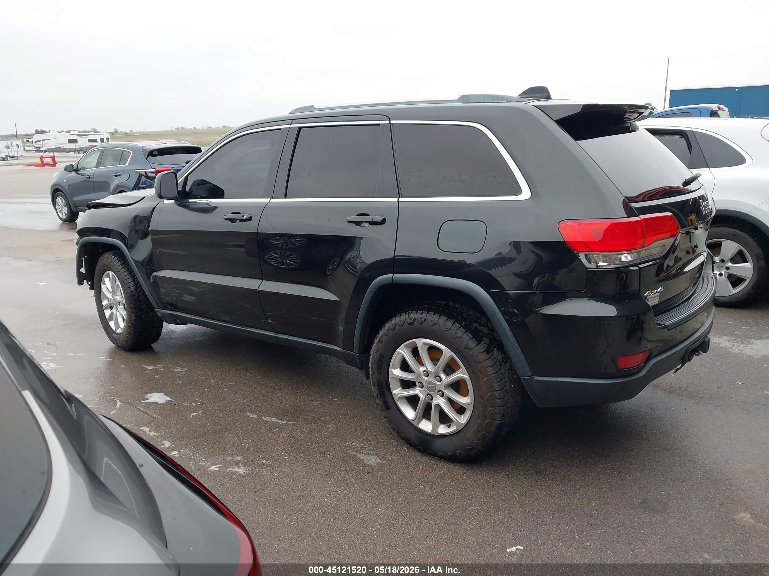 2014 Jeep Grand Cherokee Laredo Black vin: 1C4RJFAGXEC142834