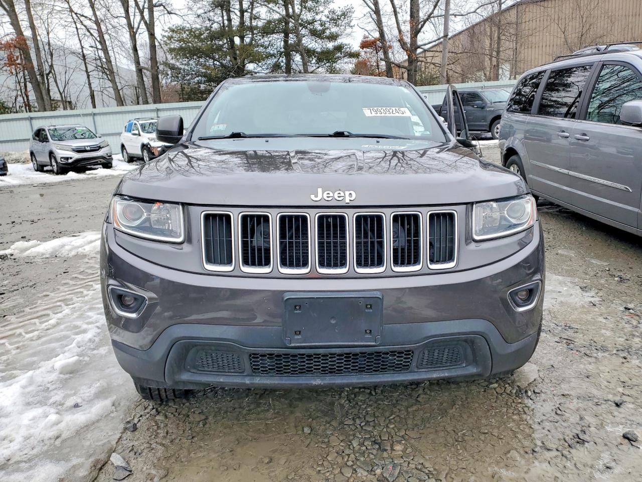 2014 Jeep Grand Cherokee Laredo Gray vin: 1C4RJFAGXEC232775