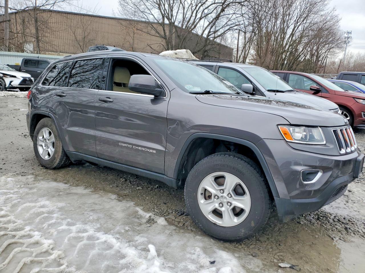 2014 Jeep Grand Cherokee Laredo Gray vin: 1C4RJFAGXEC232775