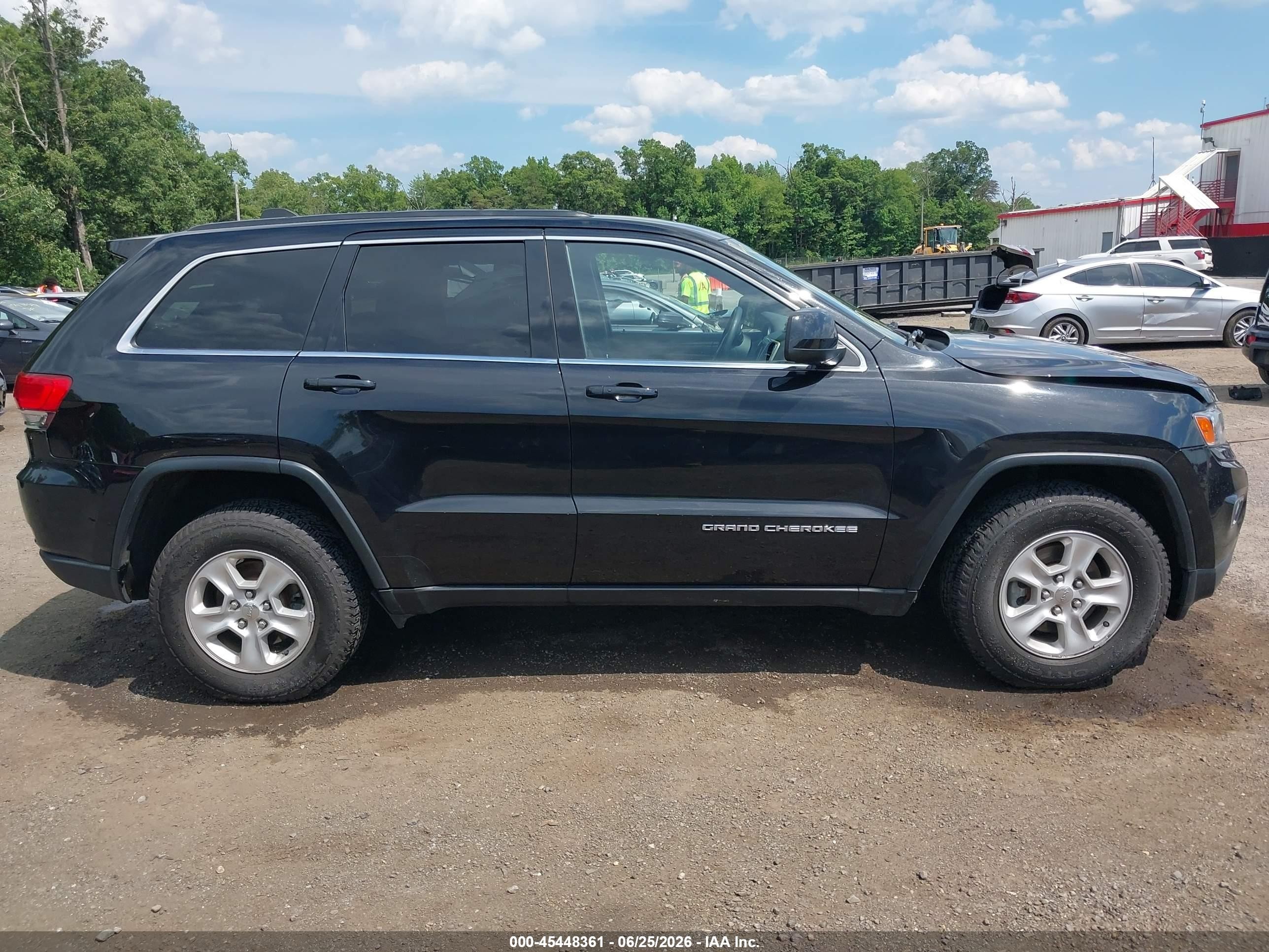 2014 Jeep Grand Cherokee Laredo Black vin: 1C4RJFAGXEC331922
