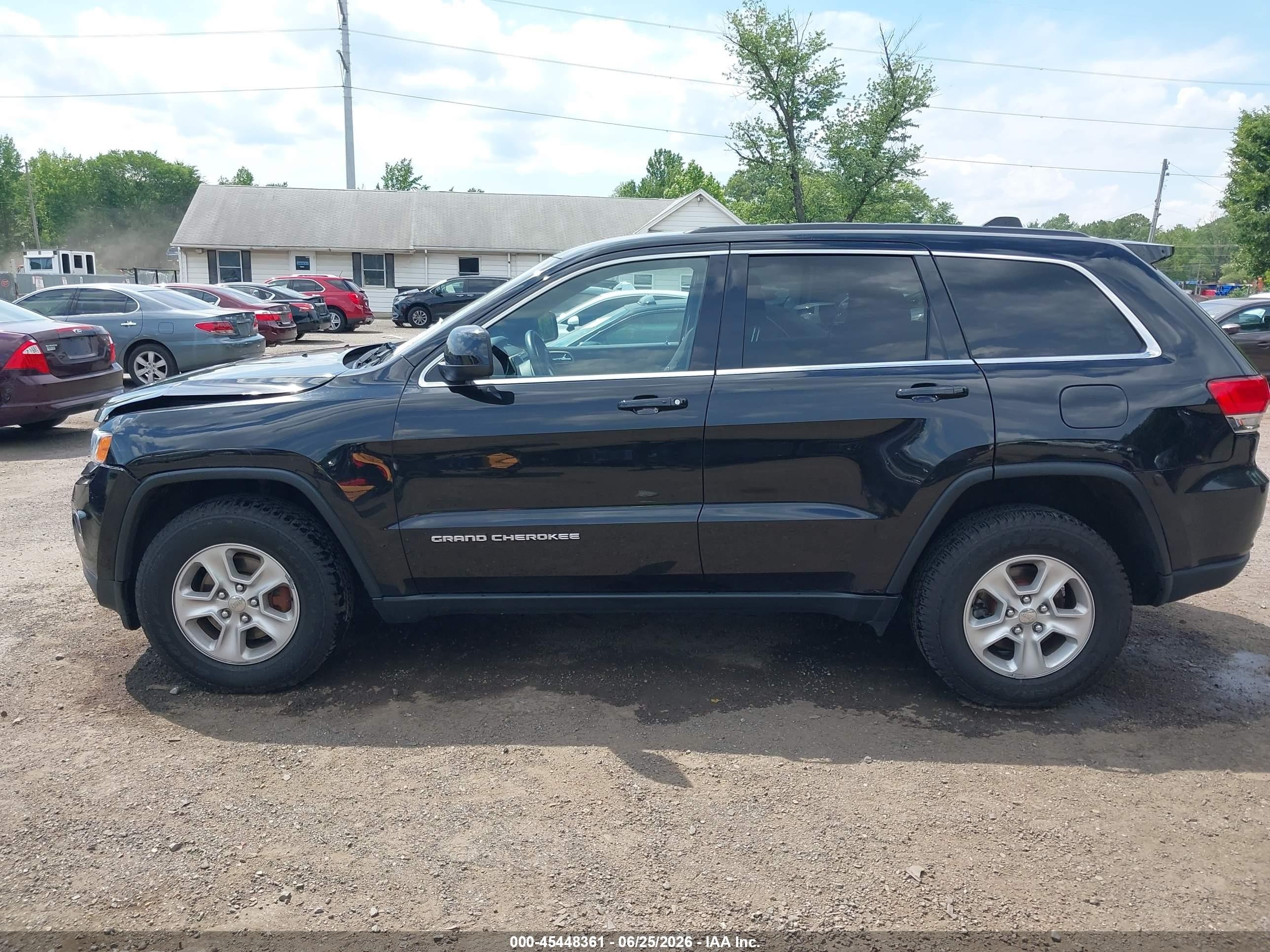 2014 Jeep Grand Cherokee Laredo Black vin: 1C4RJFAGXEC331922