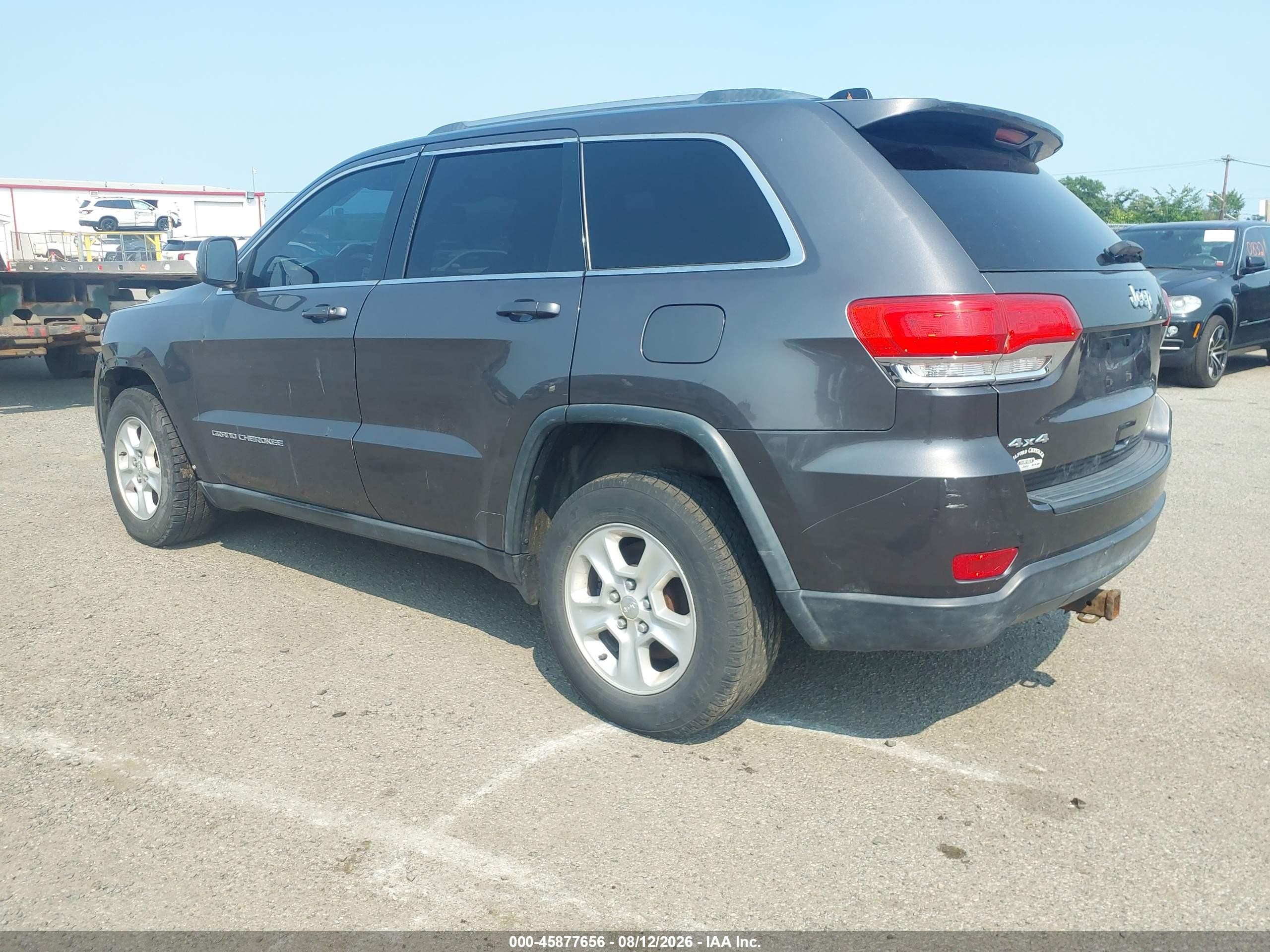 2014 Jeep Grand Cherokee Laredo Gray vin: 1C4RJFAGXEC333685