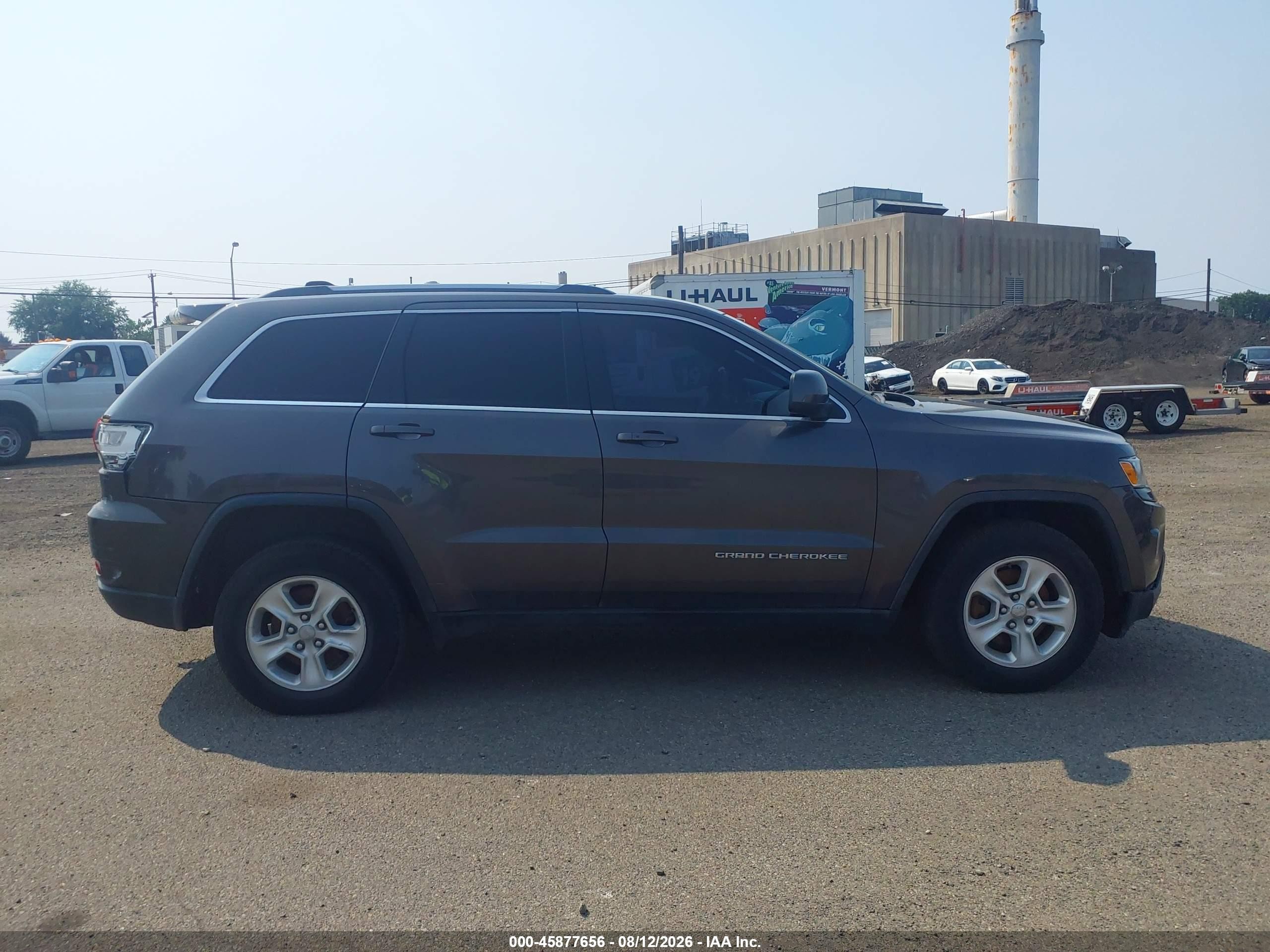 2014 Jeep Grand Cherokee Laredo Gray vin: 1C4RJFAGXEC333685