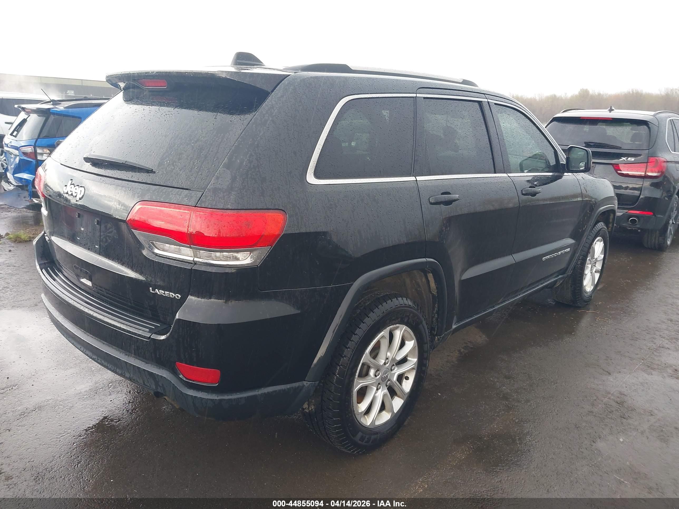 2014 Jeep Grand Cherokee Laredo Серый vin: 1C4RJFAGXEC352253