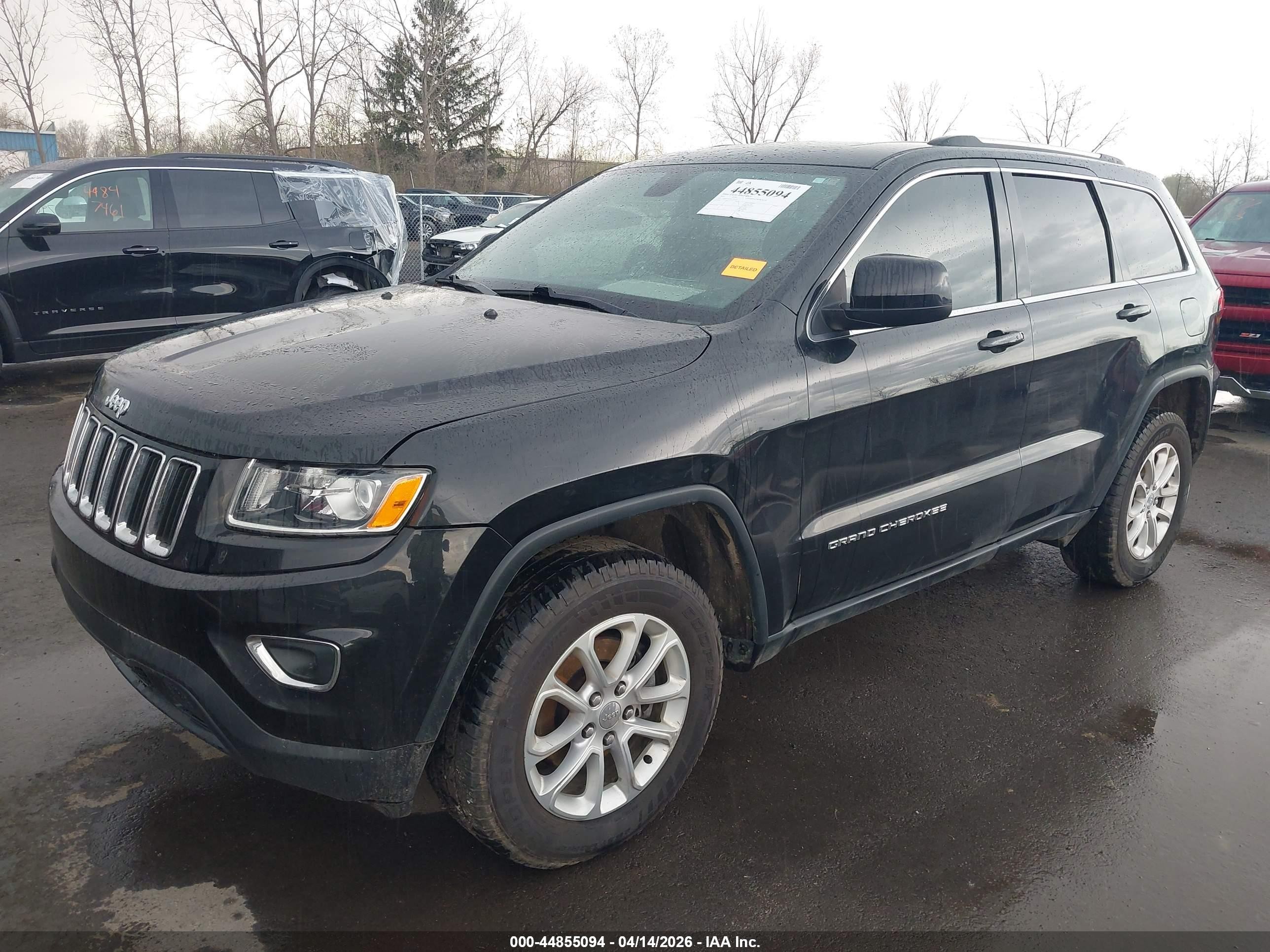 2014 Jeep Grand Cherokee Laredo Серый vin: 1C4RJFAGXEC352253
