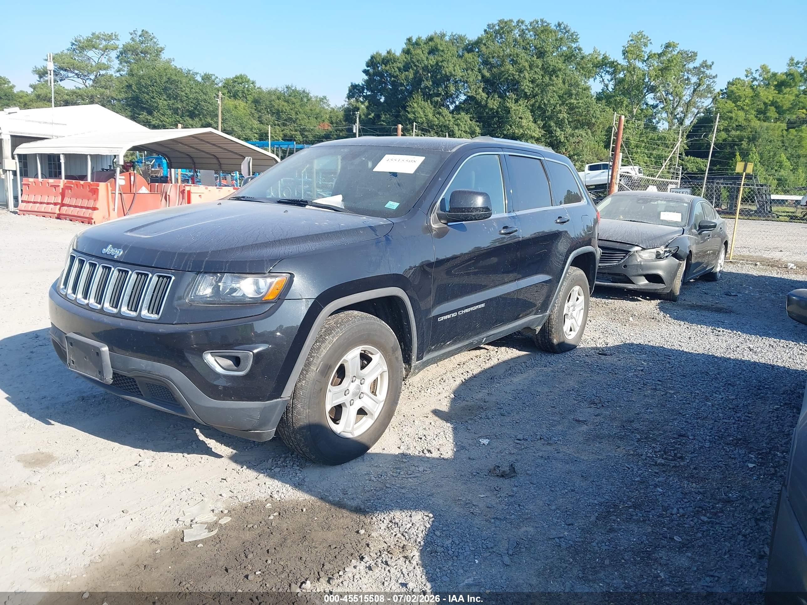 2014 Jeep Grand Cherokee Laredo Black vin: 1C4RJFAGXEC356125