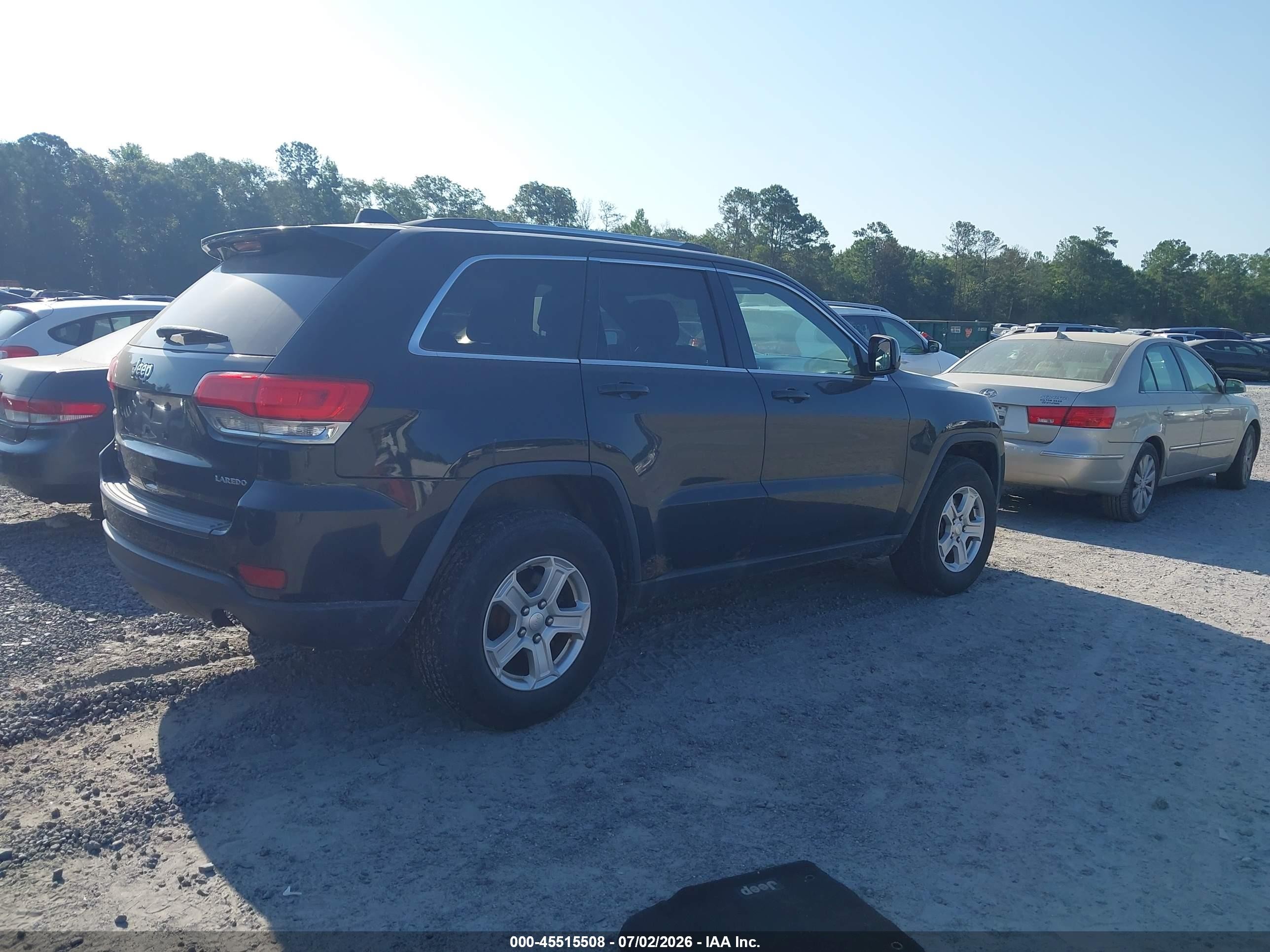 2014 Jeep Grand Cherokee Laredo Black vin: 1C4RJFAGXEC356125