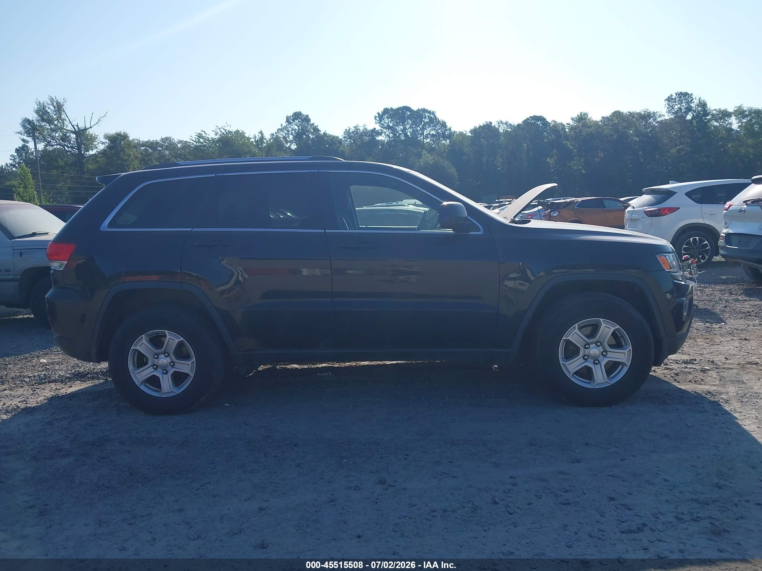 2014 Jeep Grand Cherokee Laredo Black vin: 1C4RJFAGXEC356125