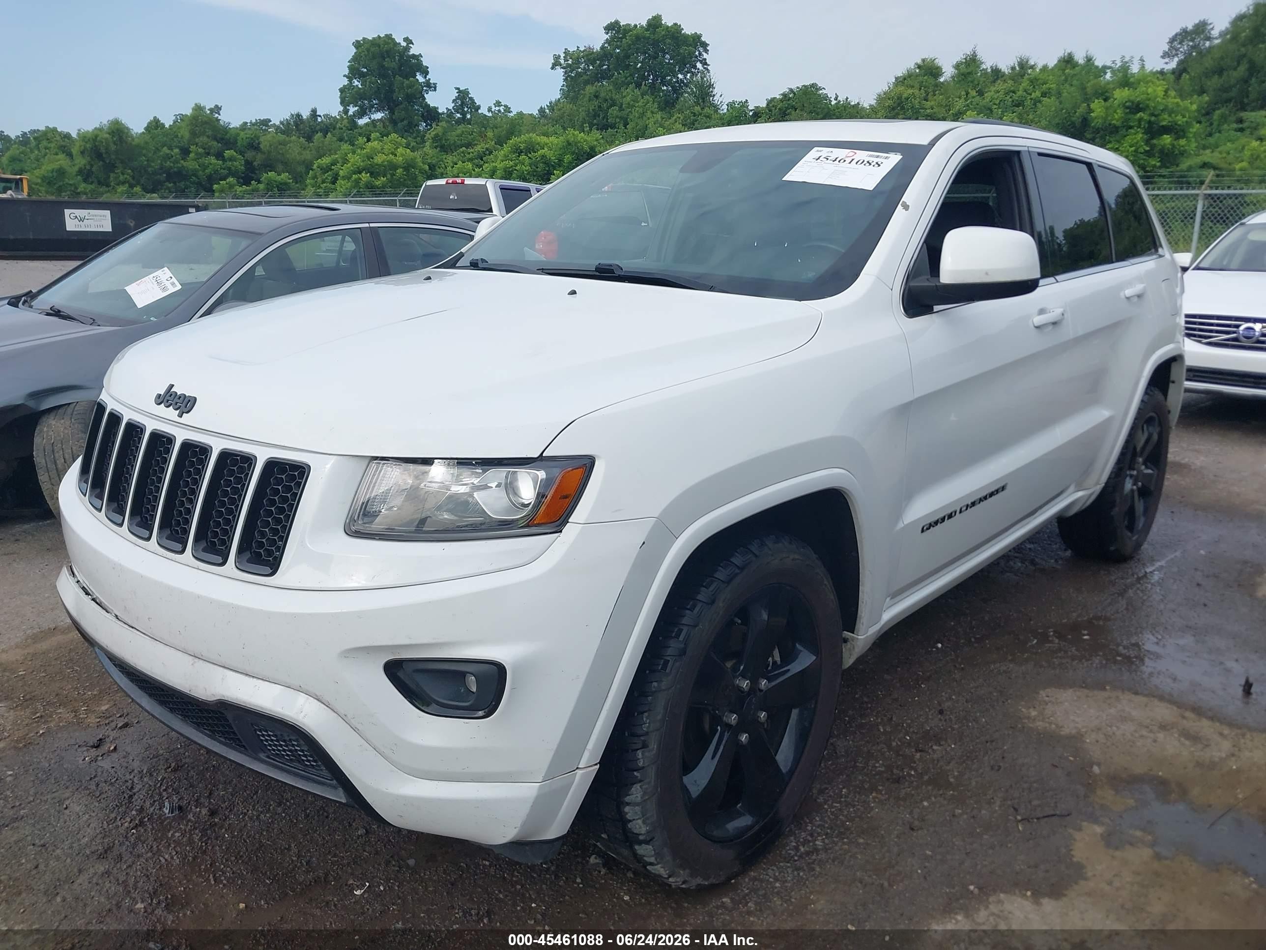 2014 Jeep Grand Cherokee Altitude White vin: 1C4RJFAGXEC490200