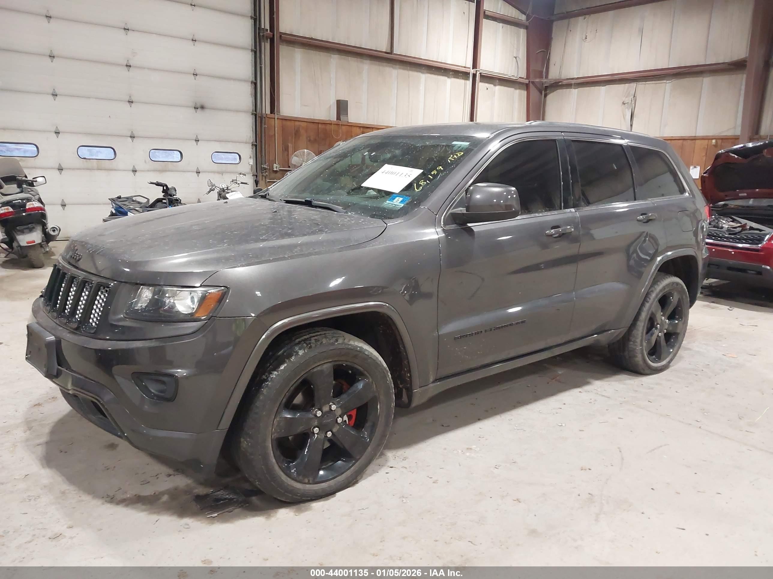 2014 Jeep Grand Cherokee Altitude Серый vin: 1C4RJFAGXEC497809