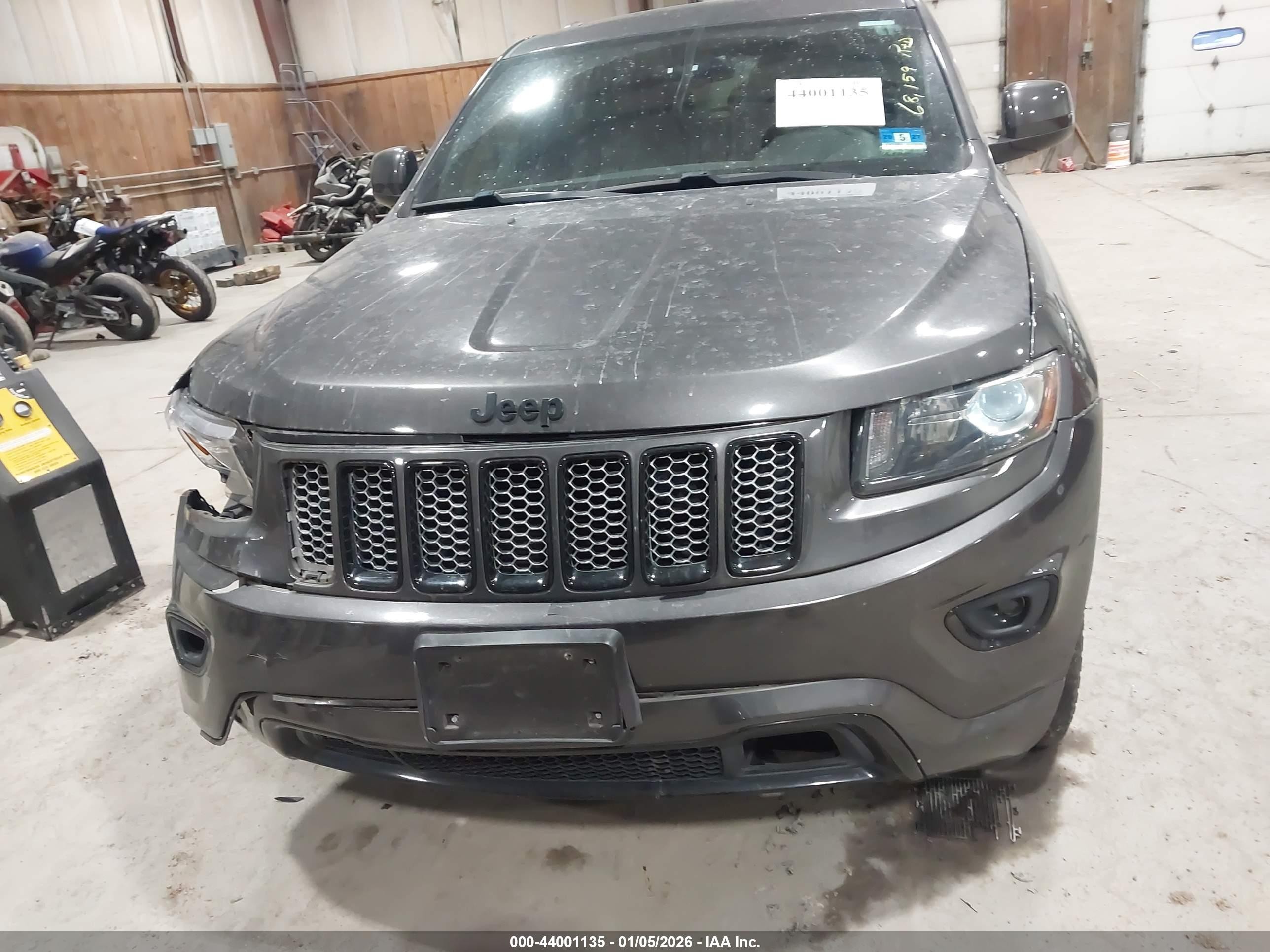 2014 Jeep Grand Cherokee Altitude Серый vin: 1C4RJFAGXEC497809