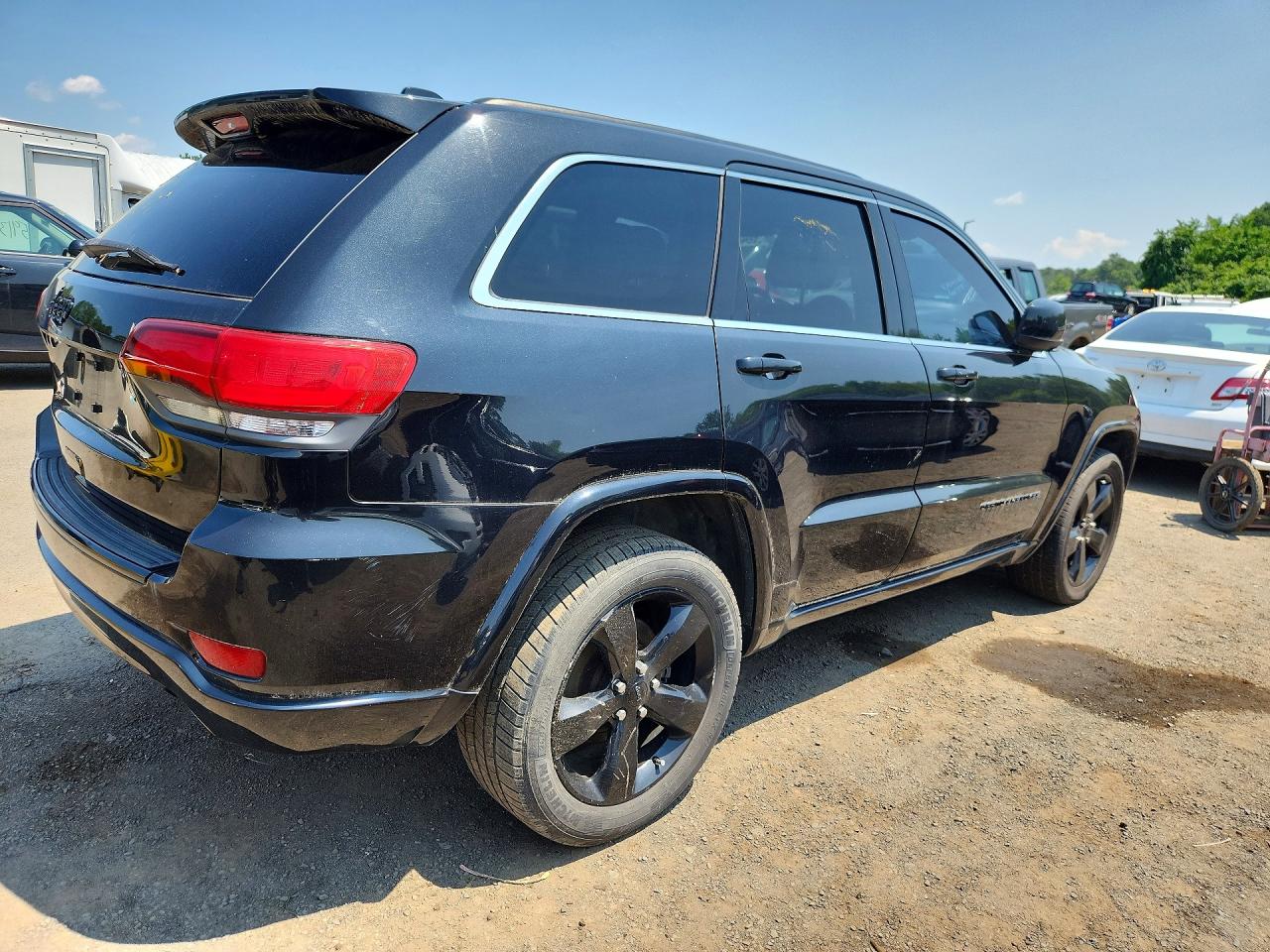 2014 Jeep Grand Cherokee Laredo Black vin: 1C4RJFAGXEC517220