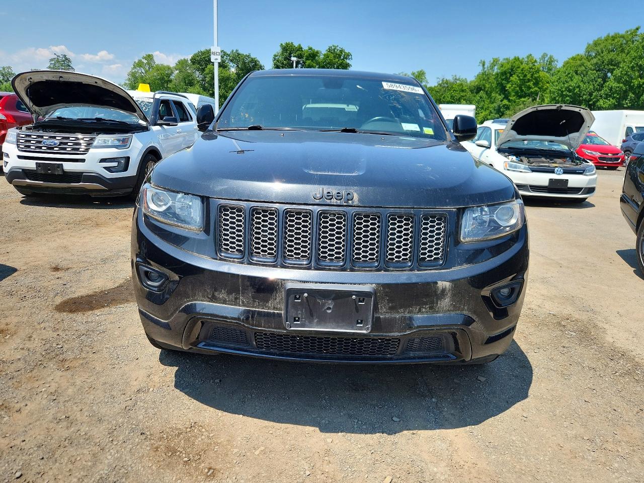 2014 Jeep Grand Cherokee Laredo Black vin: 1C4RJFAGXEC517220
