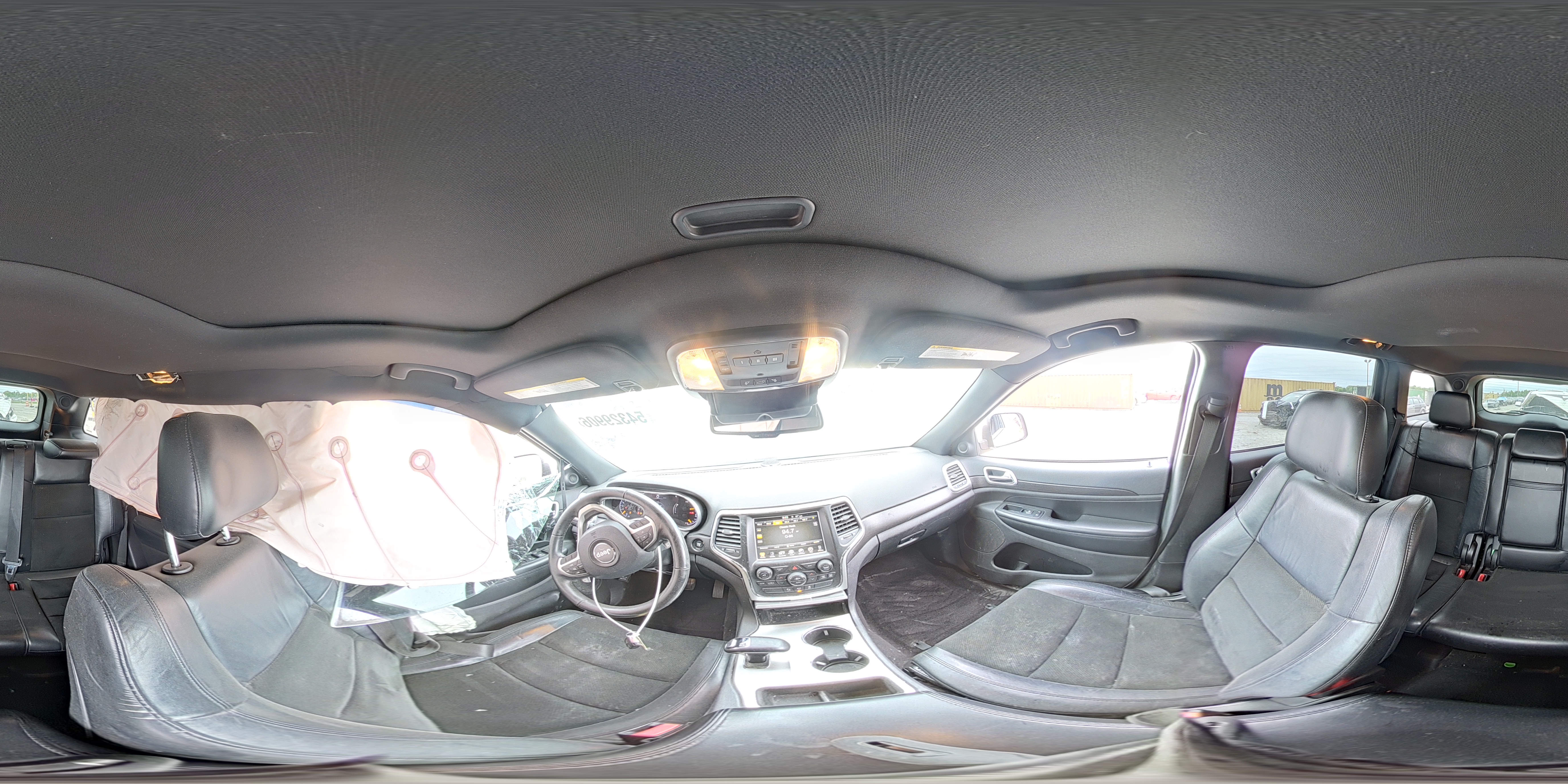 2015 Jeep Grand Cherokee Laredo Белый vin: 1C4RJFAGXFC157061