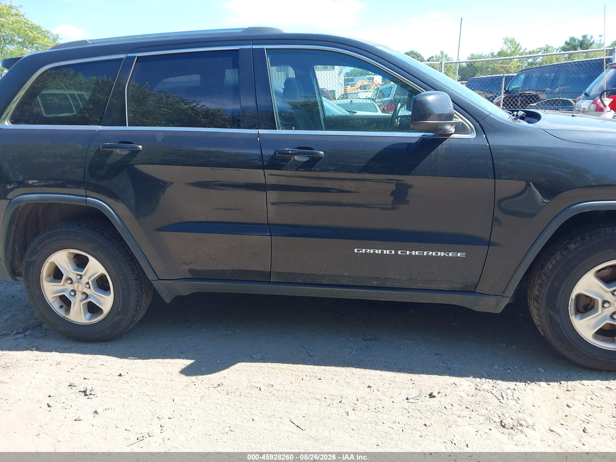 2015 Jeep Grand Cherokee Laredo Black vin: 1C4RJFAGXFC182994