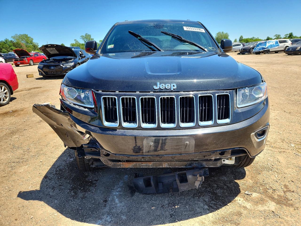 2015 Jeep Grand Cherokee Laredo Black vin: 1C4RJFAGXFC213841