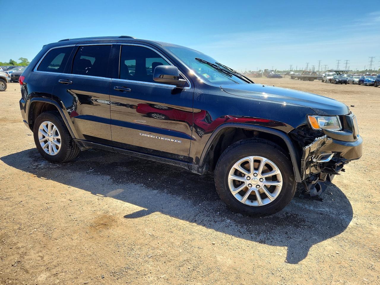 2015 Jeep Grand Cherokee Laredo Black vin: 1C4RJFAGXFC213841