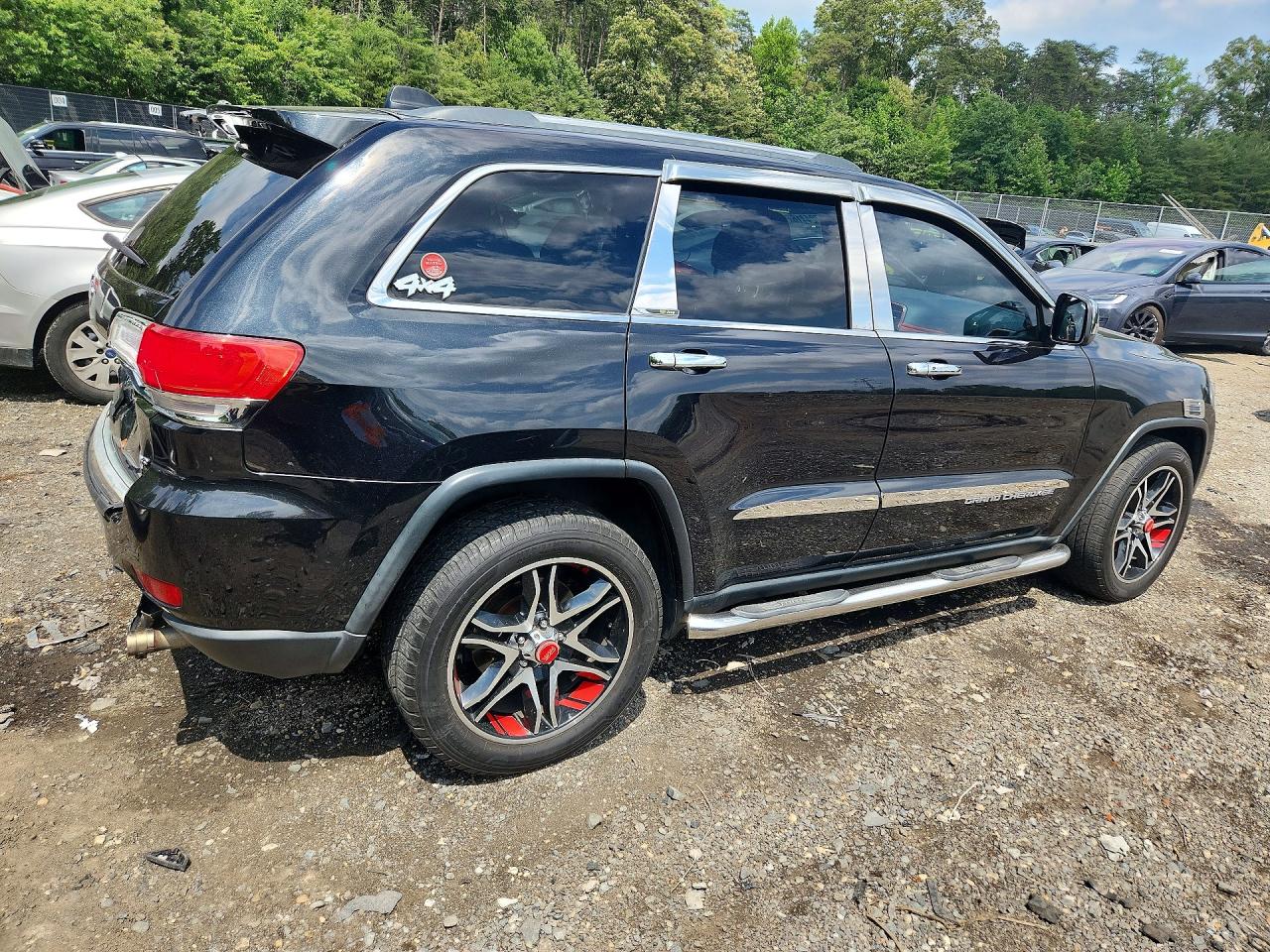 2015 Jeep Grand Cherokee Laredo Black vin: 1C4RJFAGXFC237122