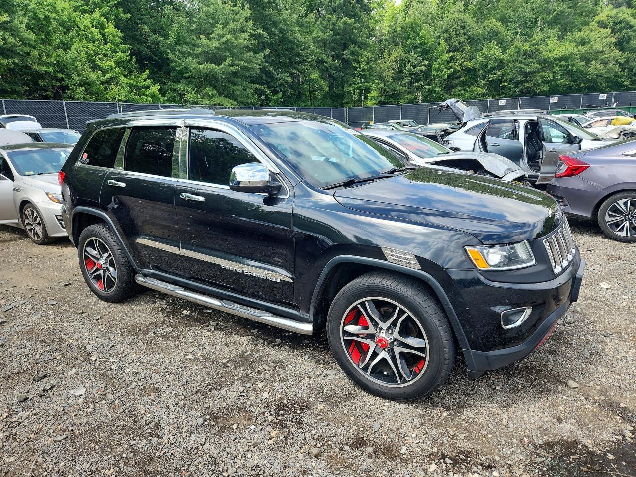 2015 Jeep Grand Cherokee Laredo Black vin: 1C4RJFAGXFC237122