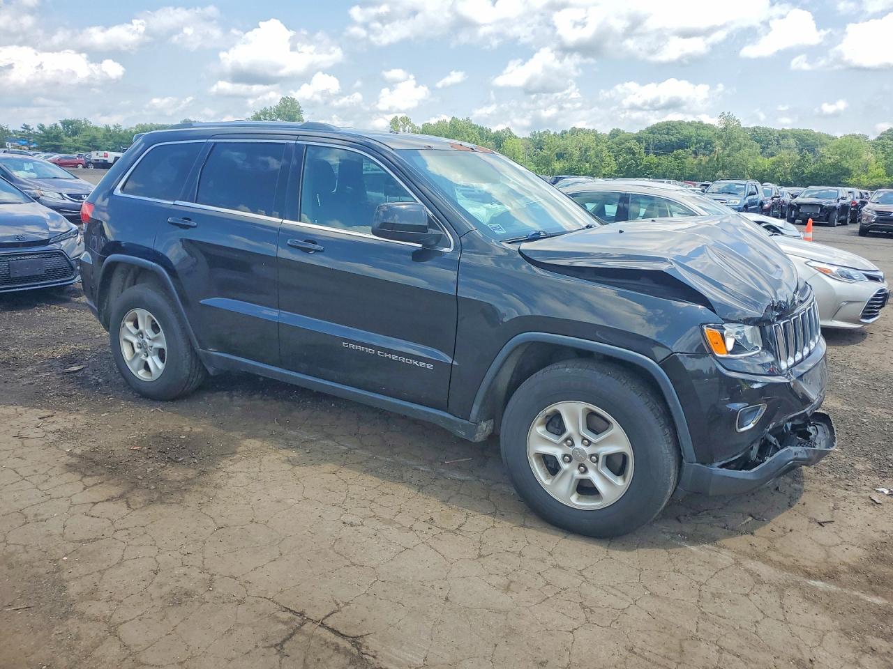 2015 Jeep Grand Cherokee Laredo Black vin: 1C4RJFAGXFC643451