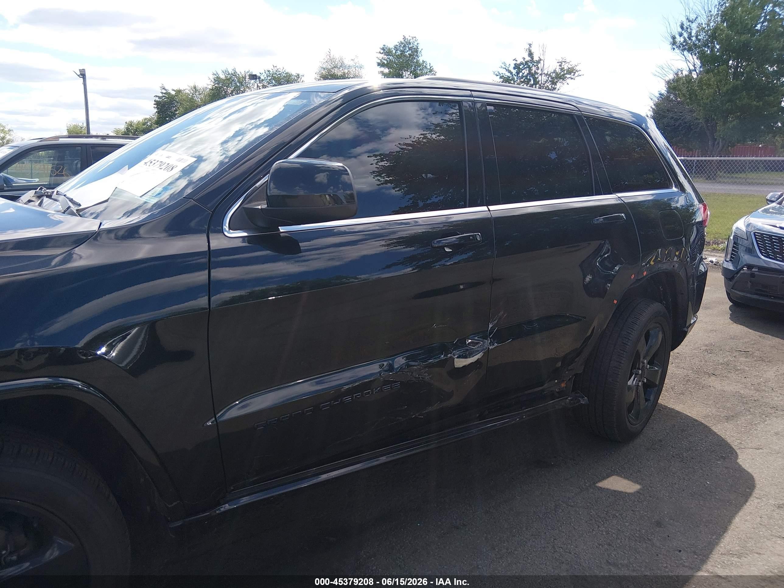2015 Jeep Grand Cherokee Altitude Черный vin: 1C4RJFAGXFC742433