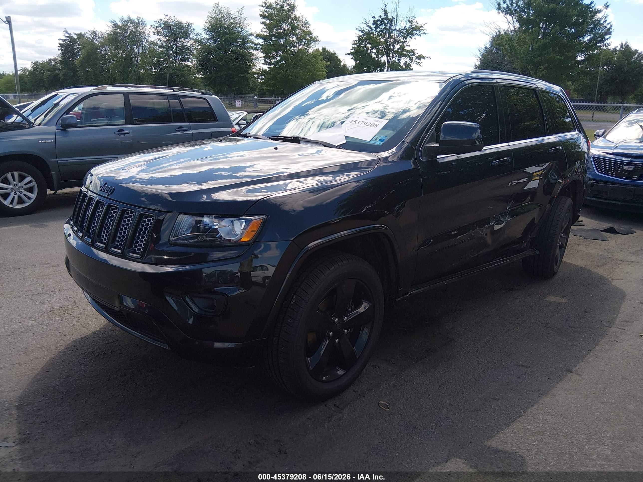 2015 Jeep Grand Cherokee Altitude Черный vin: 1C4RJFAGXFC742433