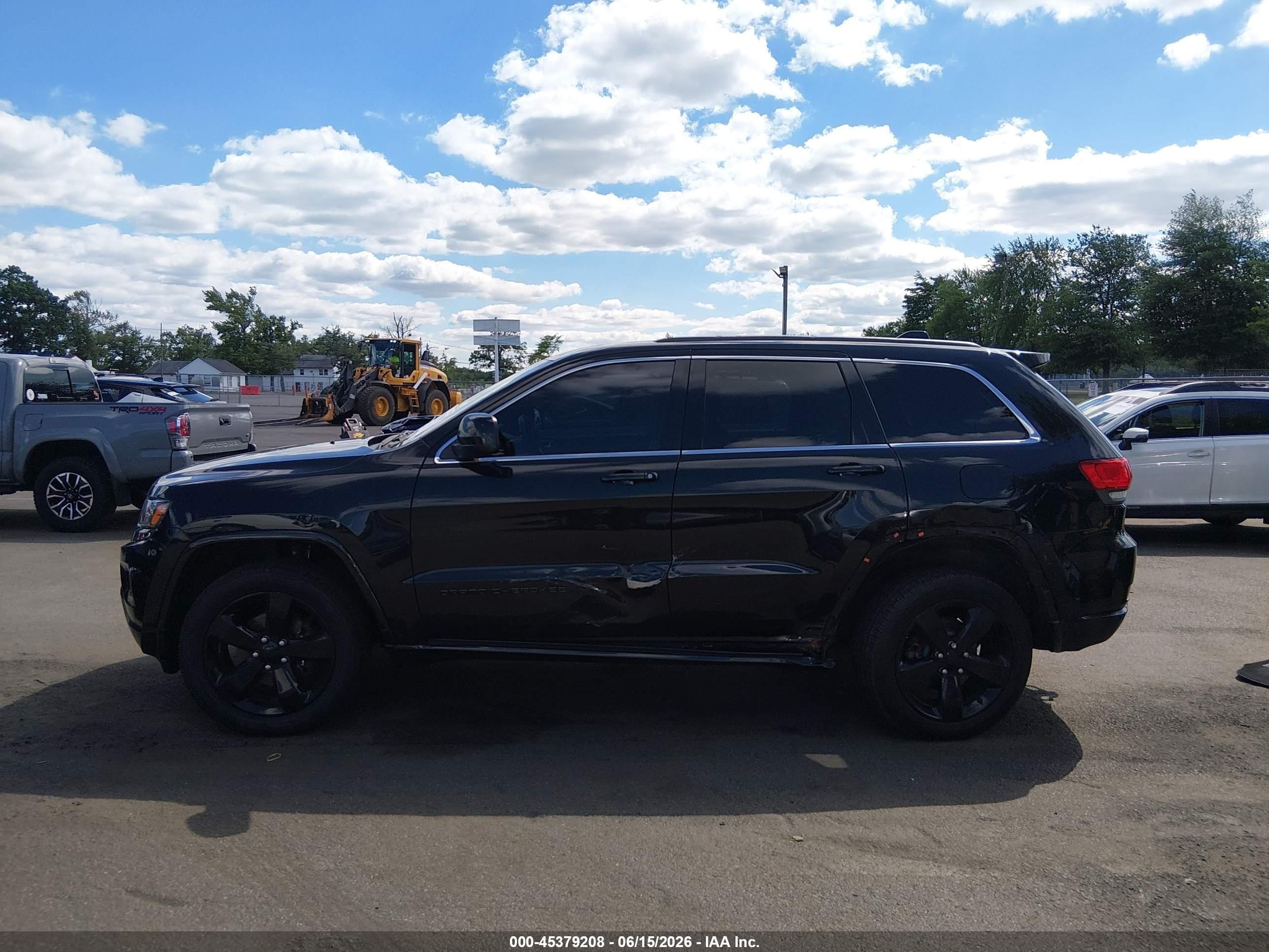 2015 Jeep Grand Cherokee Altitude Черный vin: 1C4RJFAGXFC742433